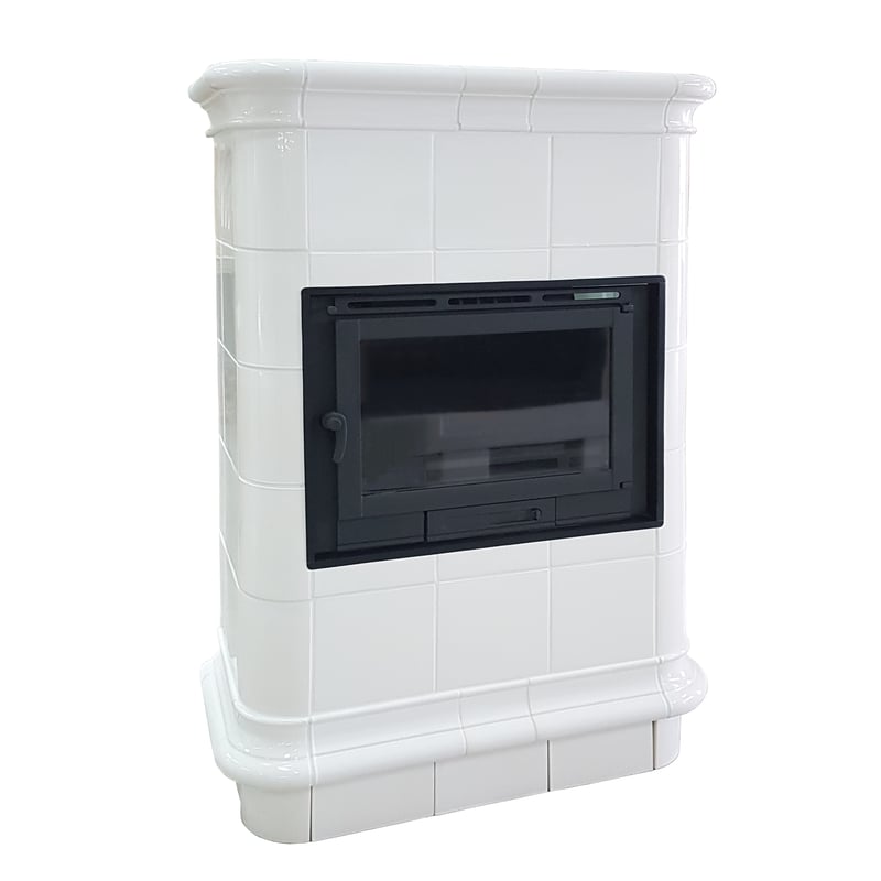 Piec kominkowy kaflowy Roma 13 kW Marmi-Decor