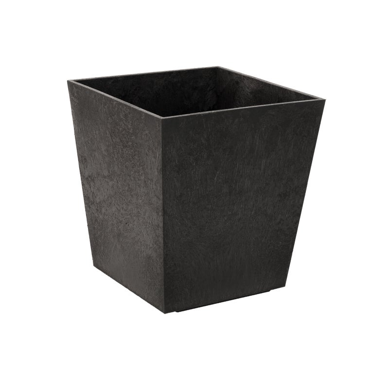 Donica gumowa Sonata 30x30 cm czarna Tierra Verde