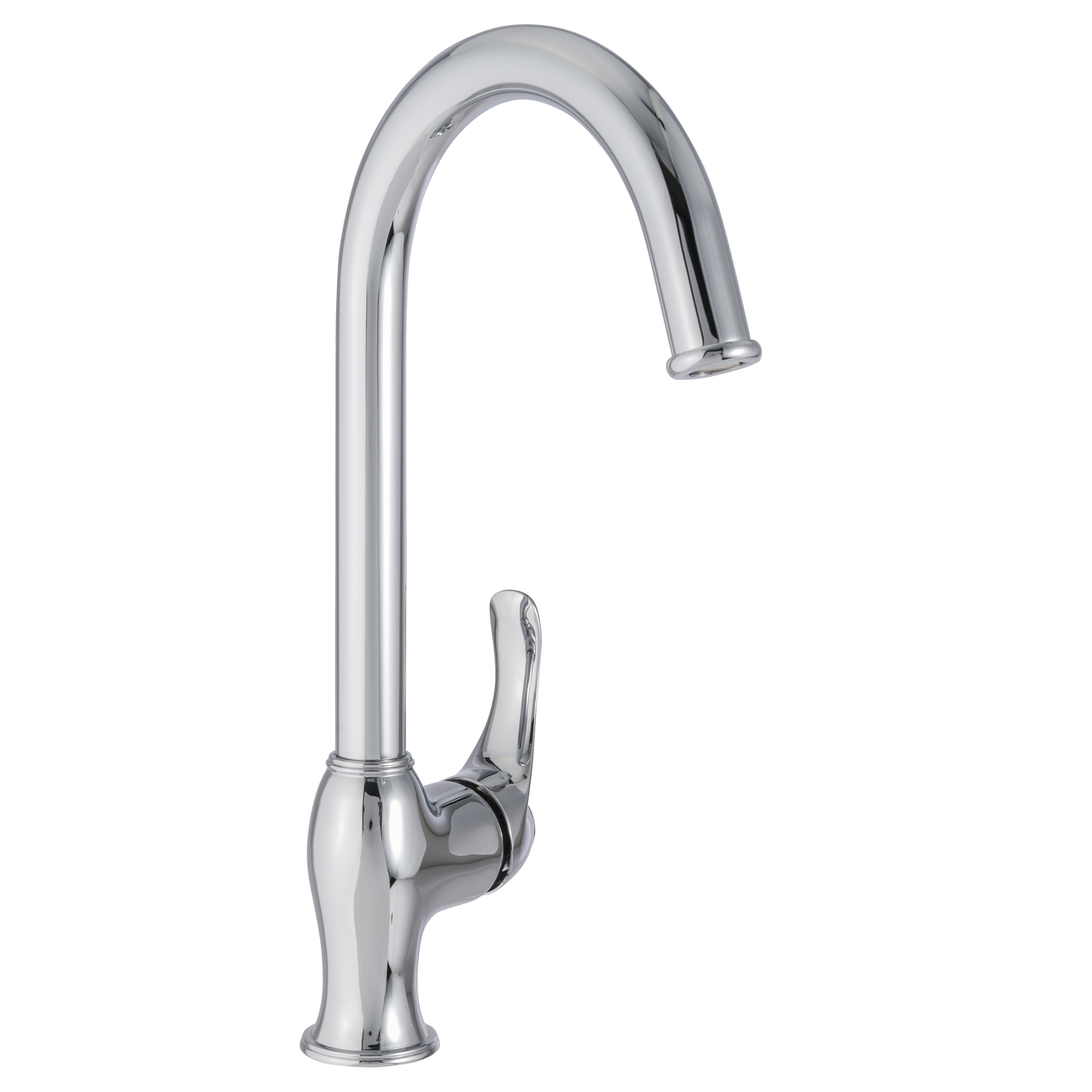 Grifo de cocina monomando con caño alto delinia puna cromado
