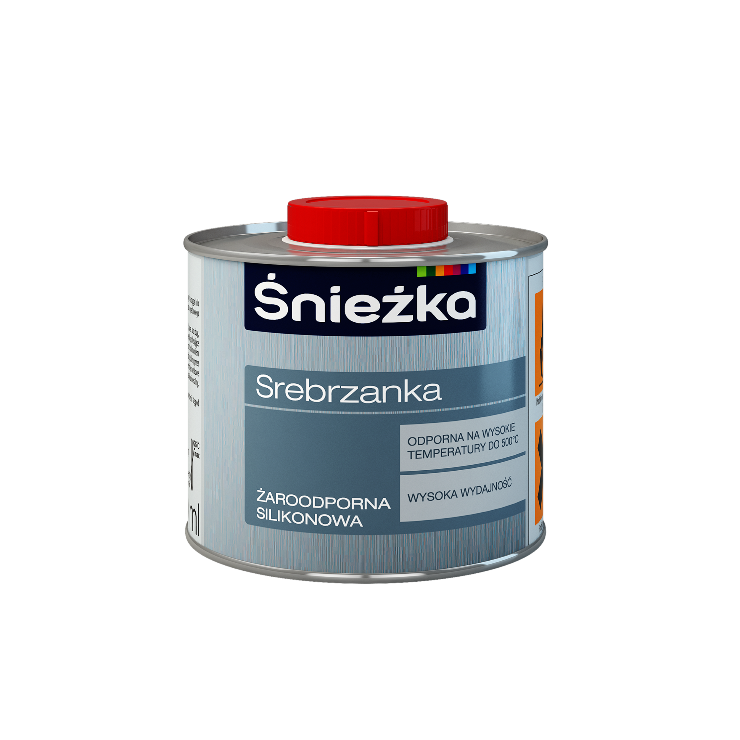 Emalia SREBRZANKA 0.2 l Żaroodporna Silikonowa ŚNIEŻKA