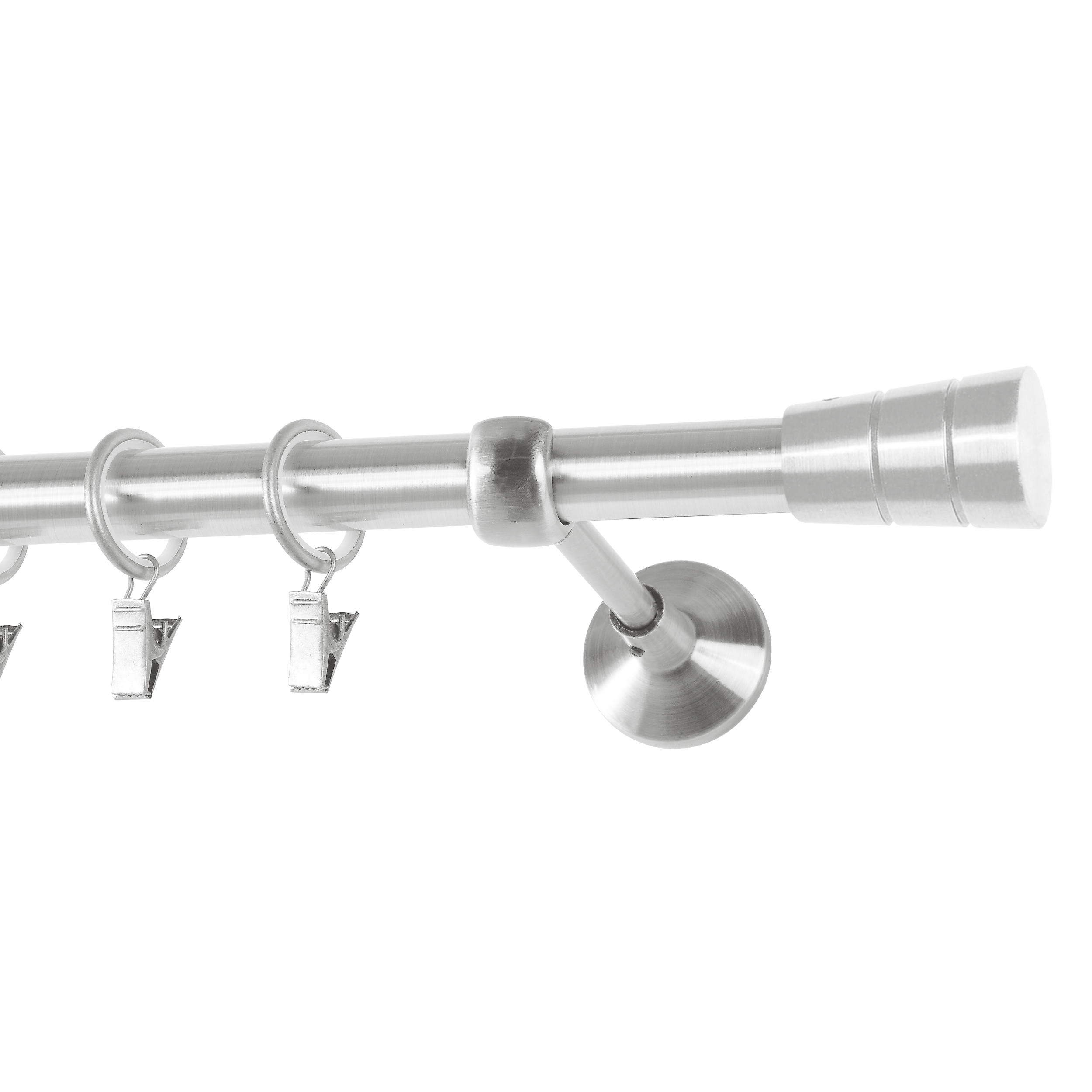 Karnisz Sycylia 240 cm pojedynczy satyna 19 mm