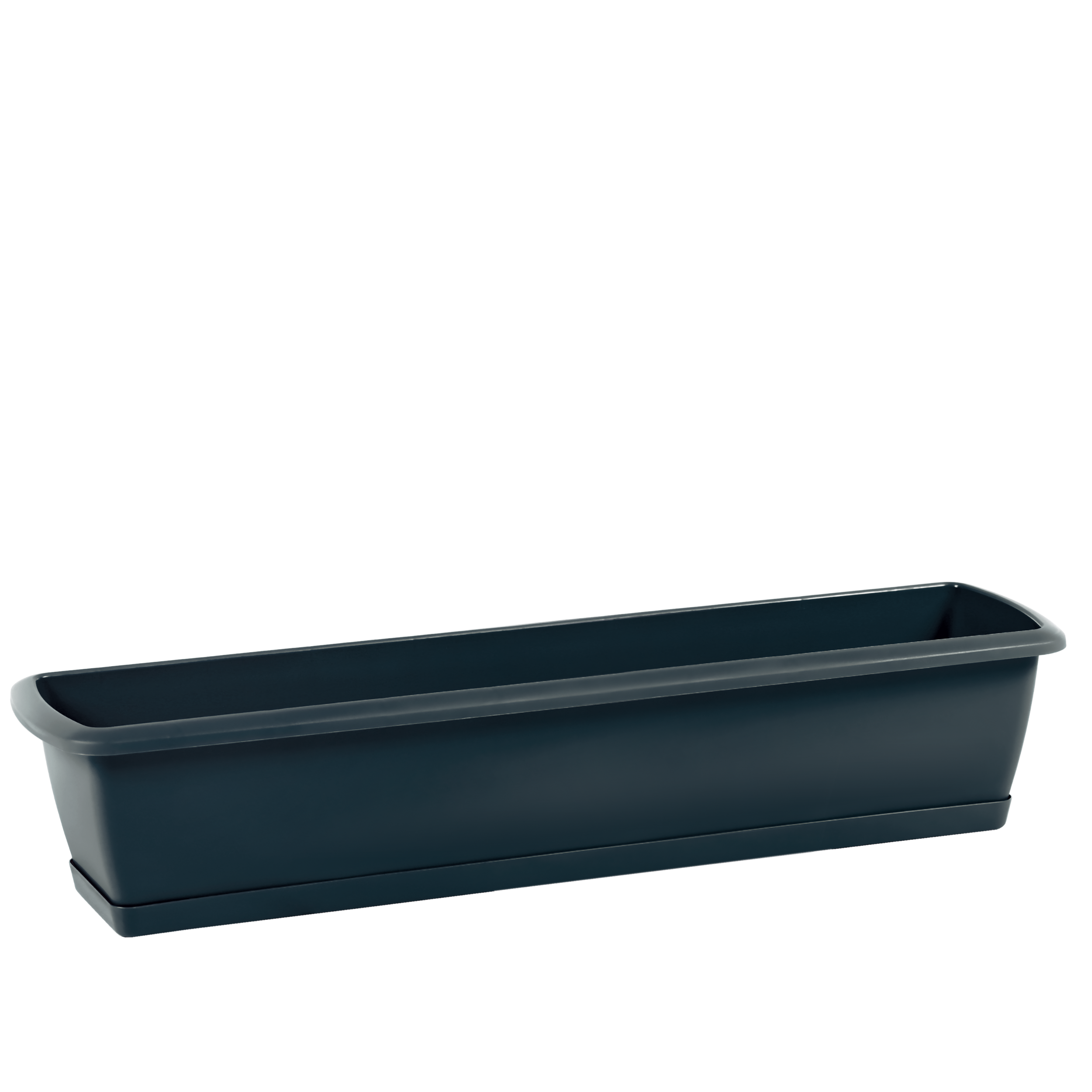 Skrzynka balkonowa 80x18.4 cm antracyt z podstawką Prosperplast