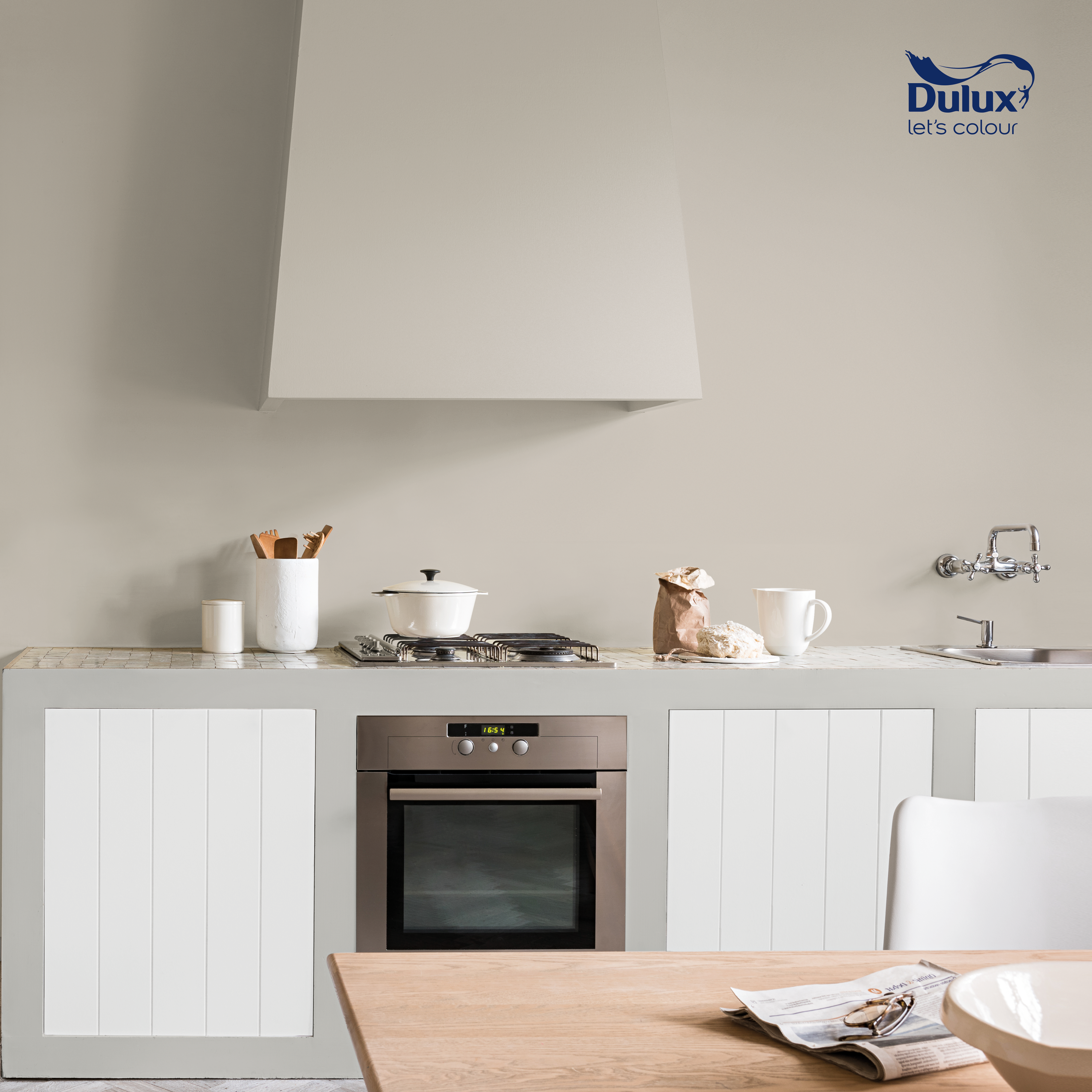 Farba Dulux Easycare kuchnia i łazienka Szare płótno 2.5 l - 2