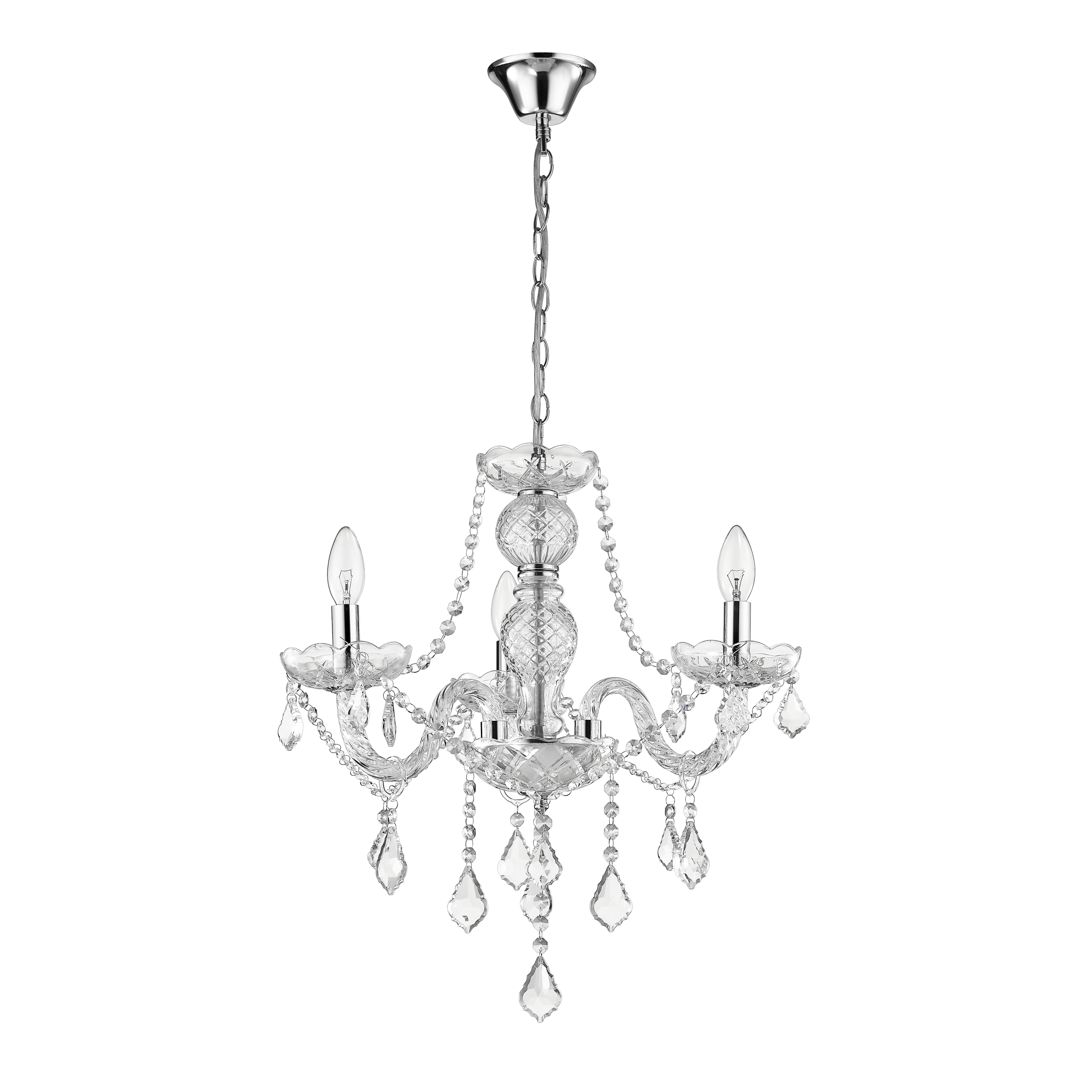 Żyrandol Cristallo transparentny E14 Light Prestige