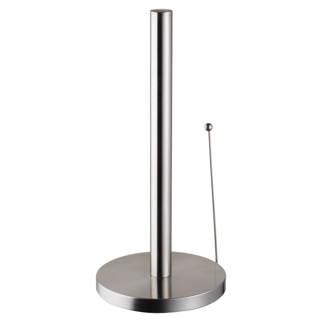 Stojak na ręcznik papierowy metalowy nikiel satyna