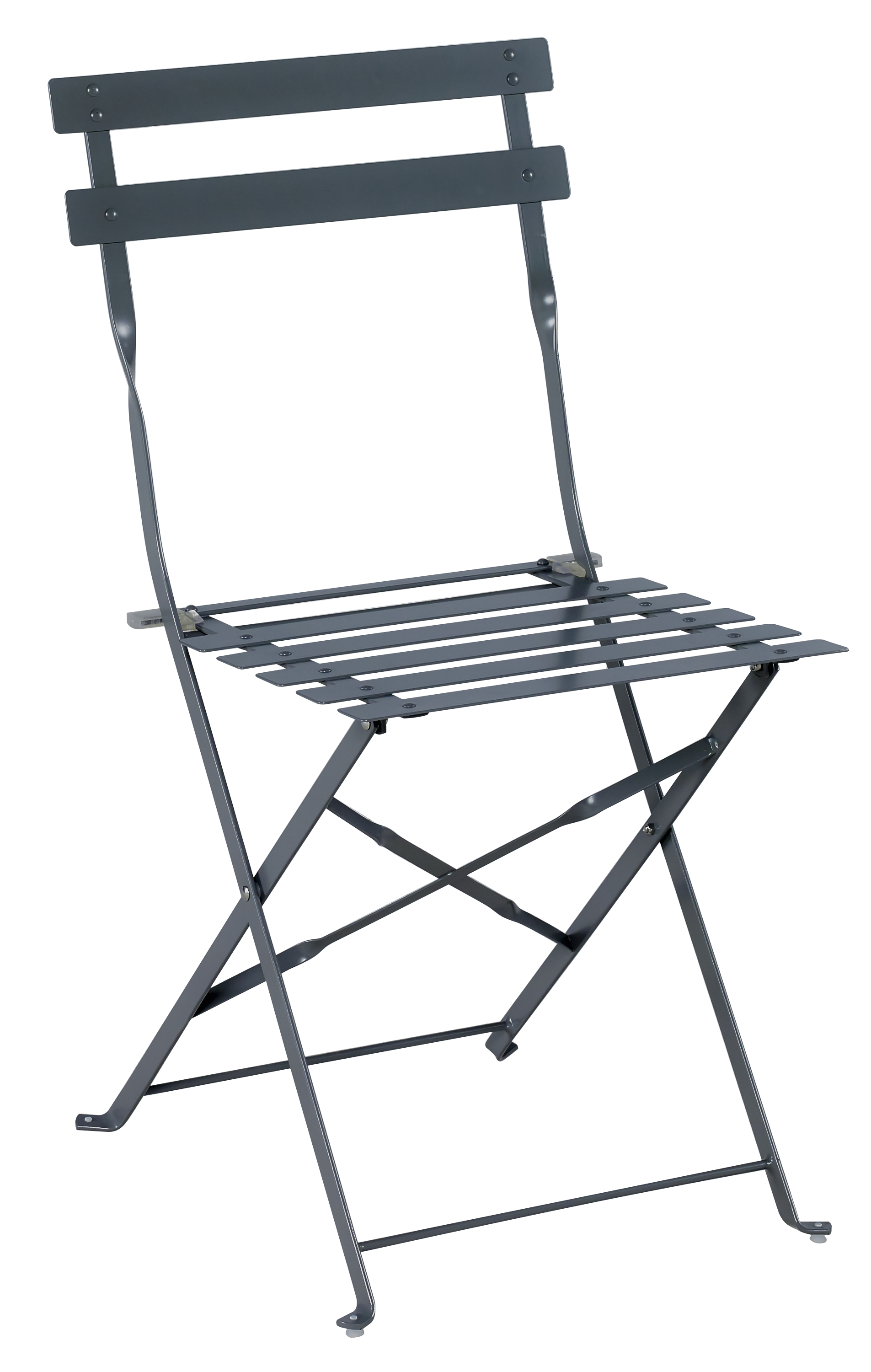 Krzesło ogrodowe Flora 41x80 cm składane antracytowe Naterial