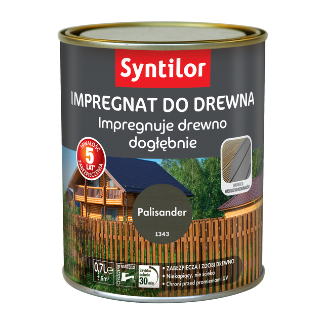Impregnat do drewna 0.7 l Palisander SYNTILOR