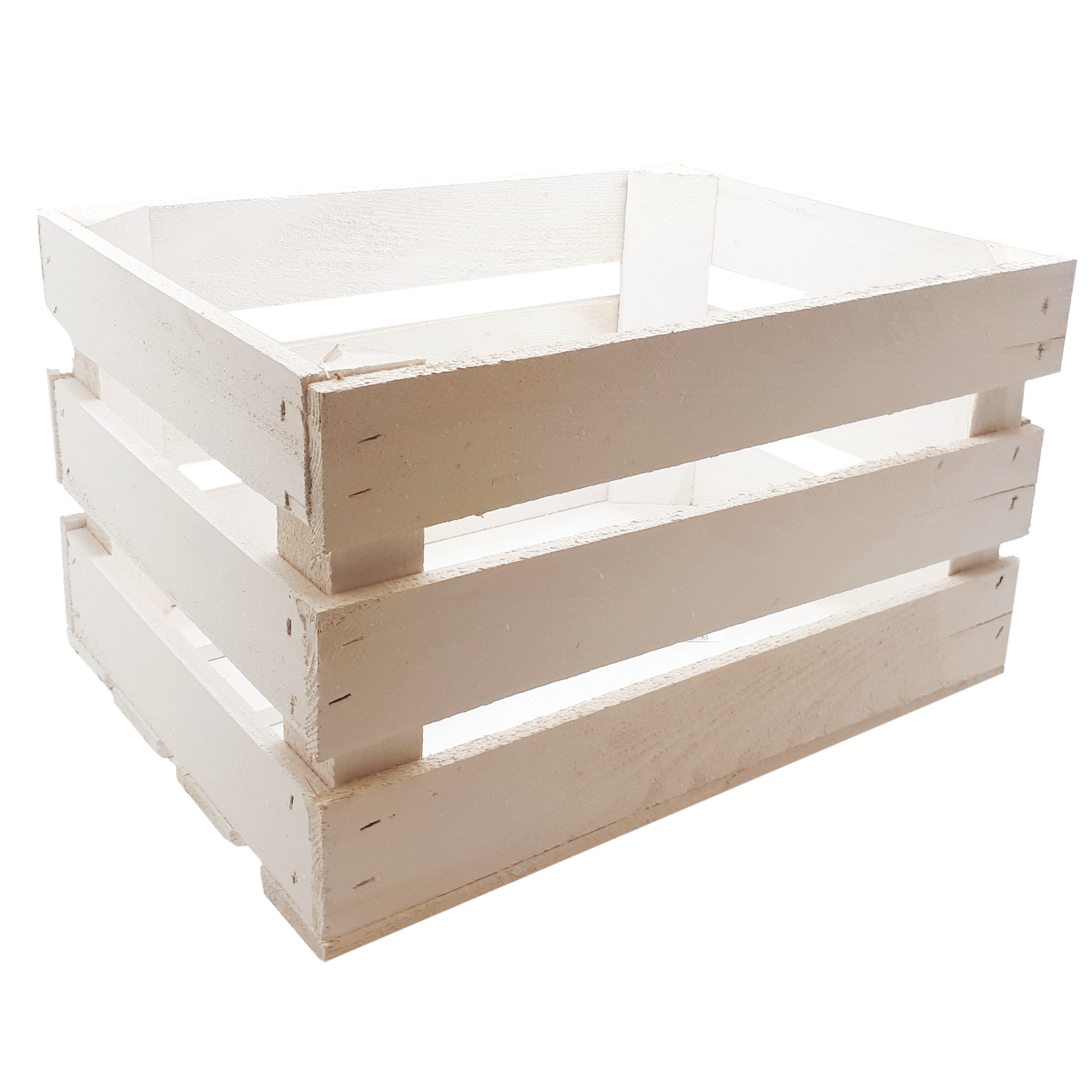 Skrzynka ogrodowa 40x30 cm drewniana biała Tajemniczy Ogród