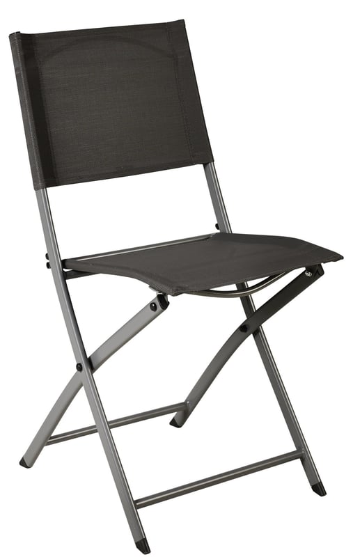 Krzesło ogrodowe Emys składane antracytowe Naterial