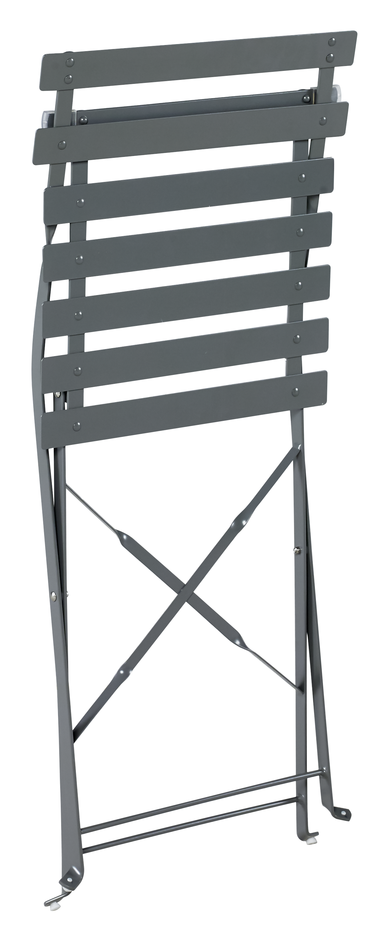 Sedia da giardino pieghevole Flora NATERIAL, struttura e seduta in acciaio antracite - 7