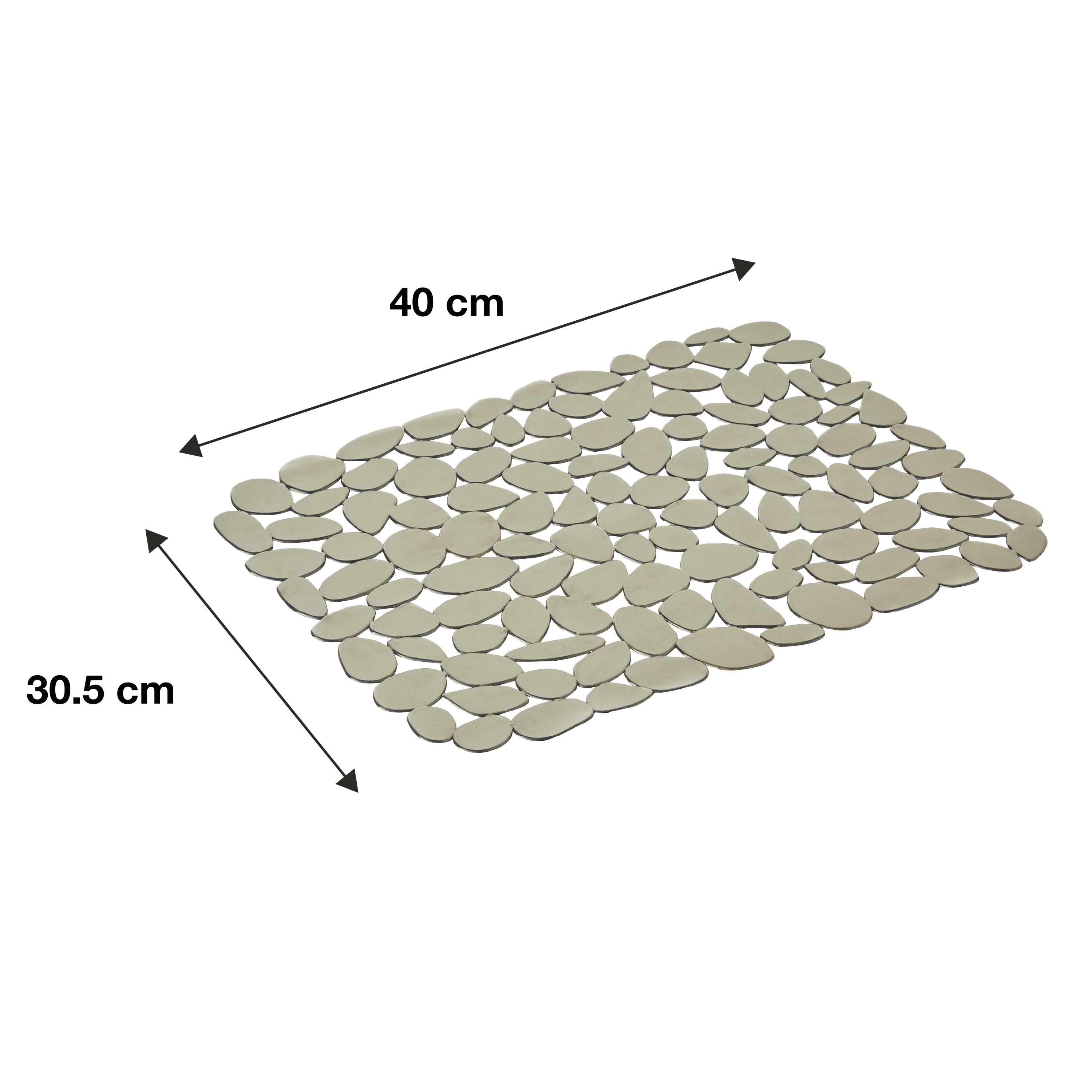 Mata do zlewozmywaka szara 40 x 30 cm Delinia - 4