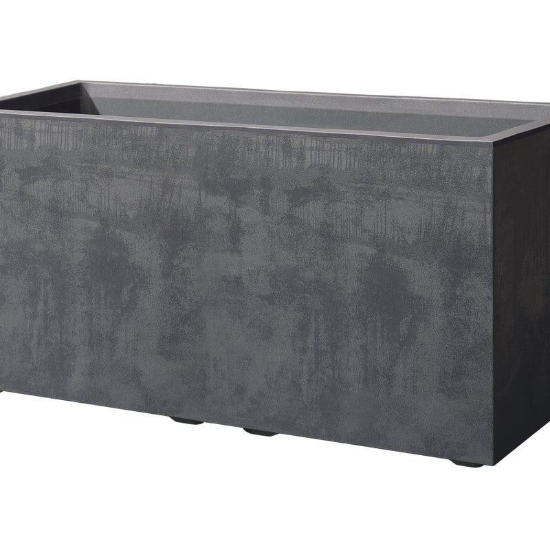 Donica duża ze zbiornikiem Cass 78.5x39 cm antracyt Deroma