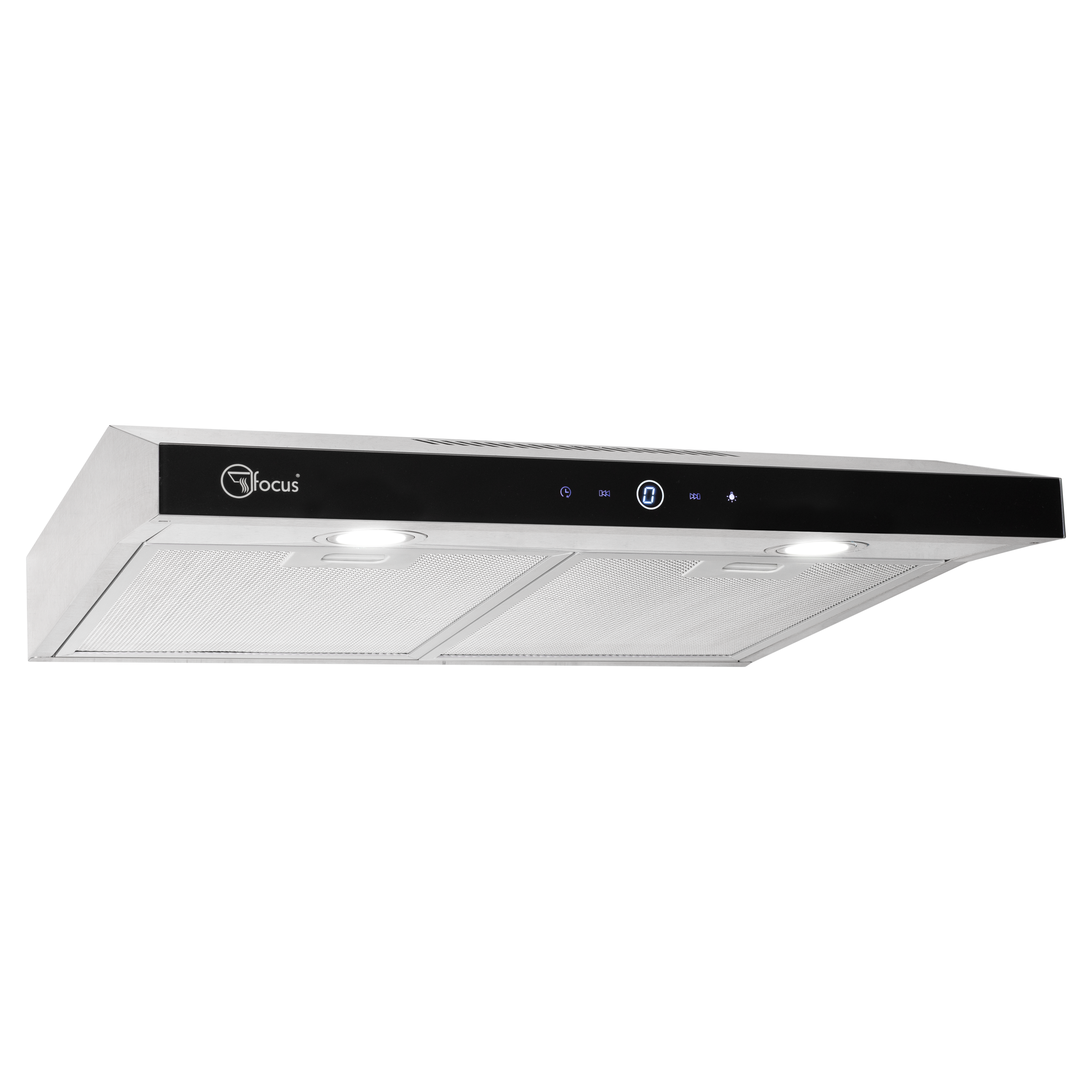 Okap podszafkowy Modo inox/czarny 60 cm Novoterm