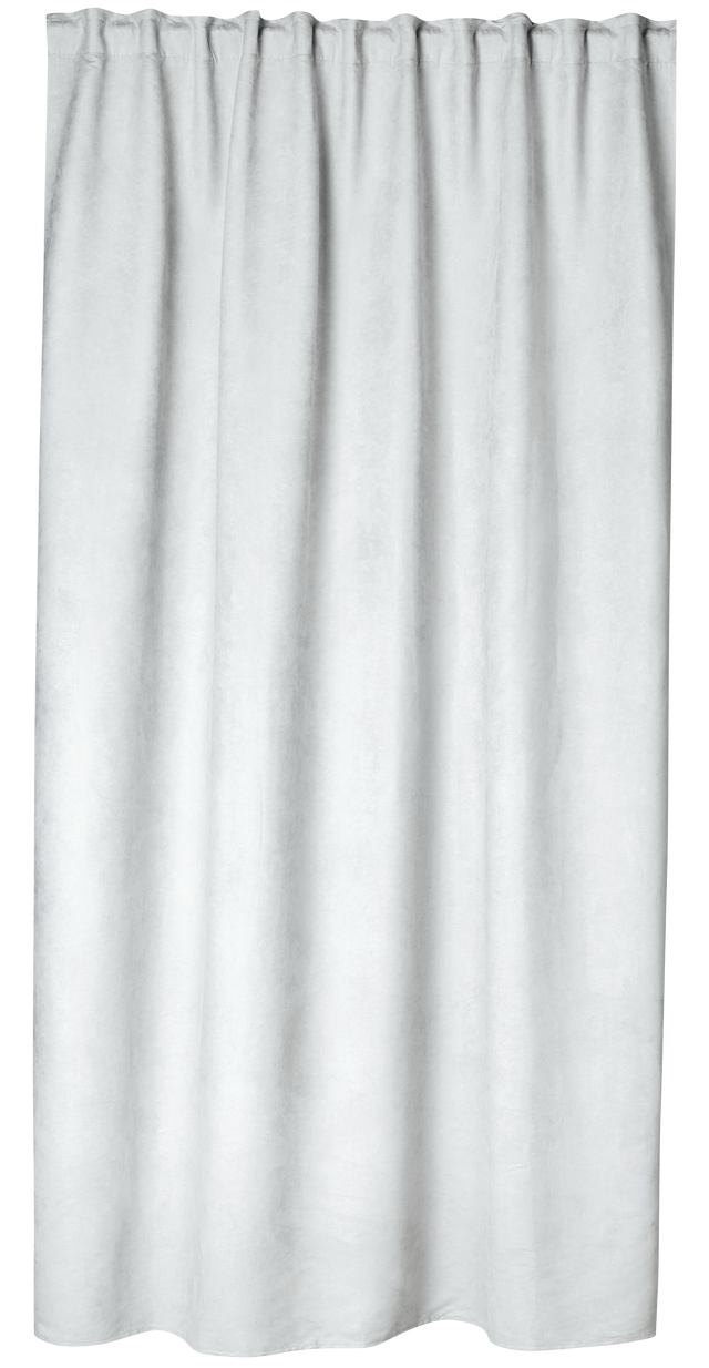 Zasłona Manchester szara 200 x 280 cm na taśmie Inspire