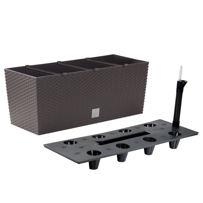 Skrzynka balkonowa Rato z systemem nawadniania 60x25 cm Prosperplast