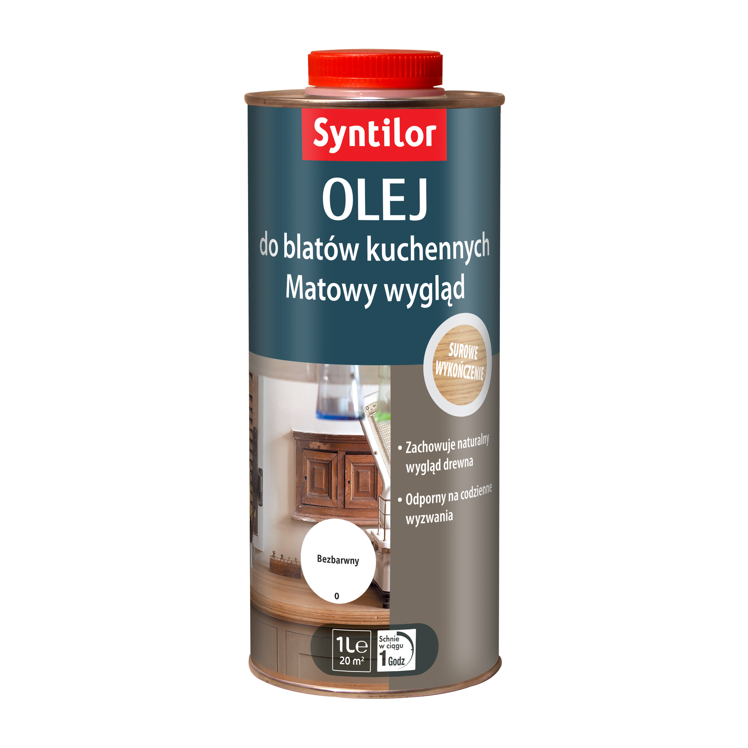 Olej do blatów kuchennych 1 l Bezbarwny SYNTILOR