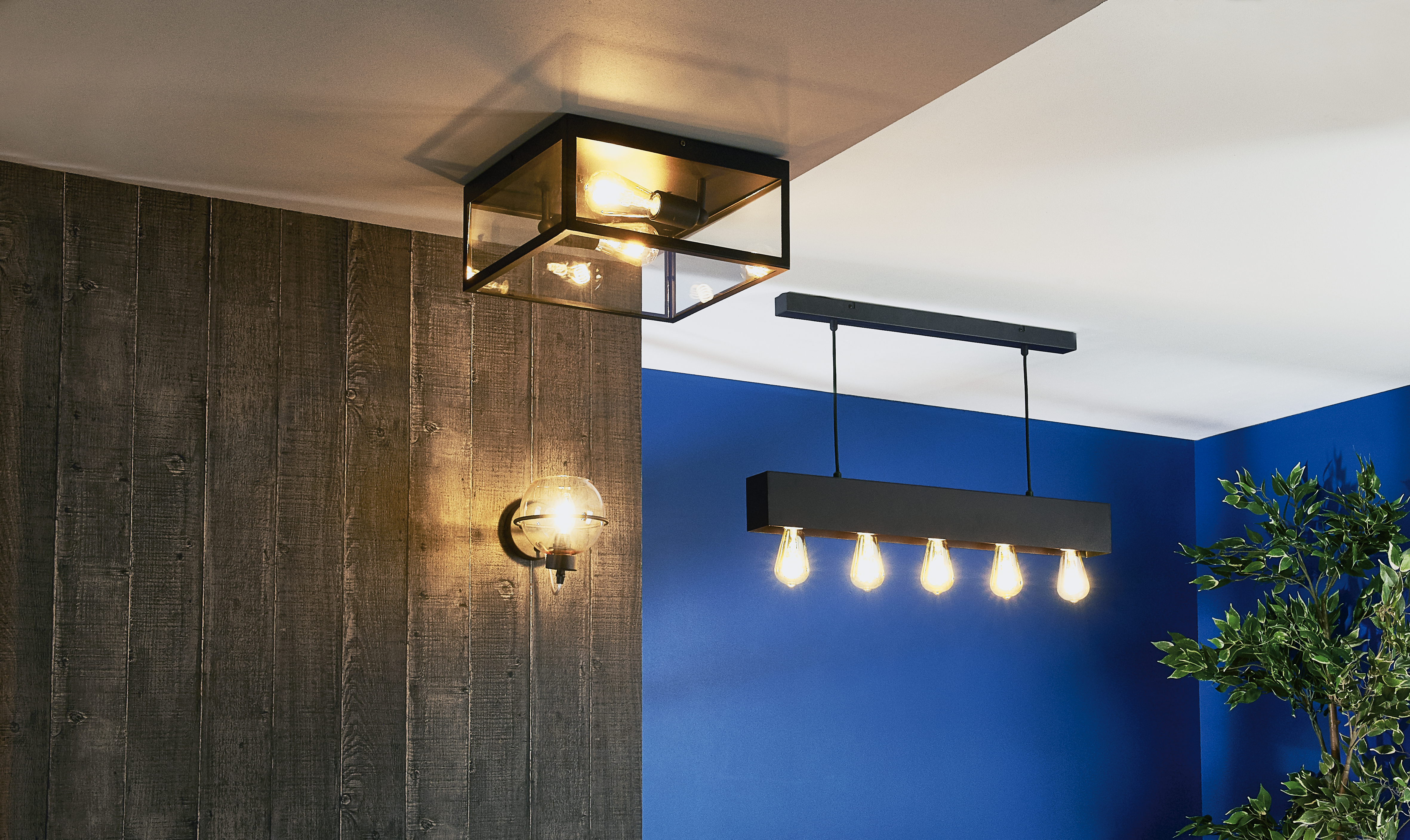 Lampa sufitowa Charterhouse czarna E27 Eglo - 3