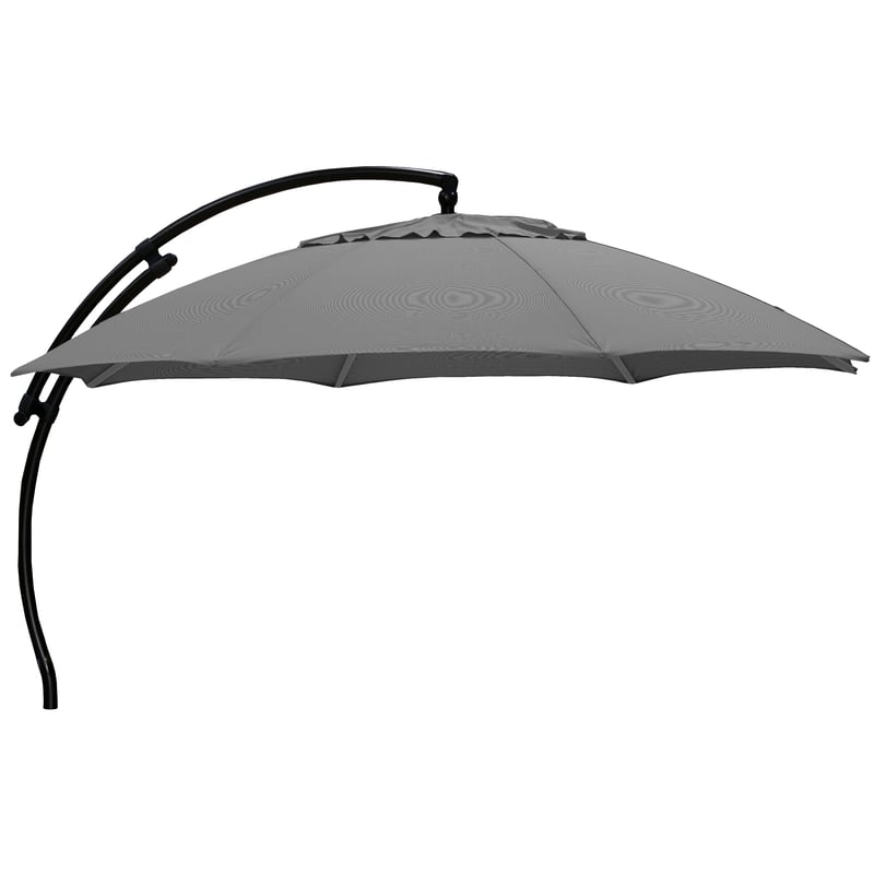 Parasol ogrodowy z oświetleniem Easy Sun 375x305 cm antracyt Sun Garden