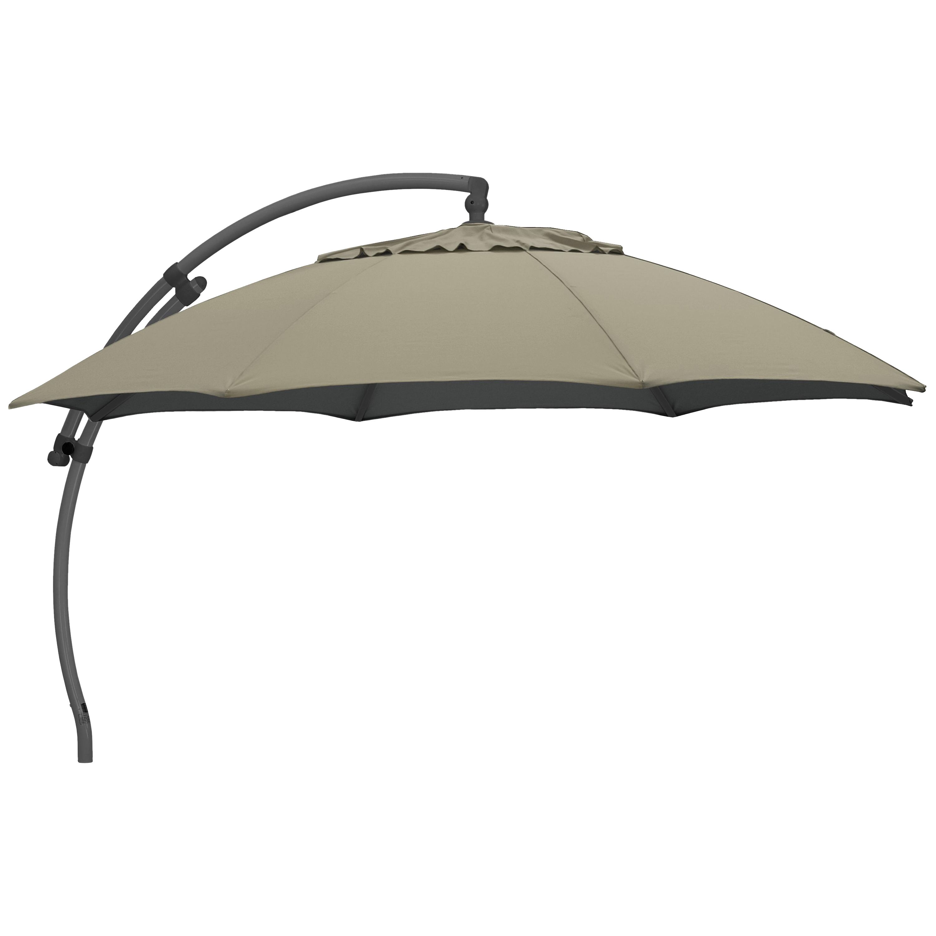 Parasol ogrodowy z oświetleniem Easy Sun 375x305 cm ciemnobeżowy Sun Garden