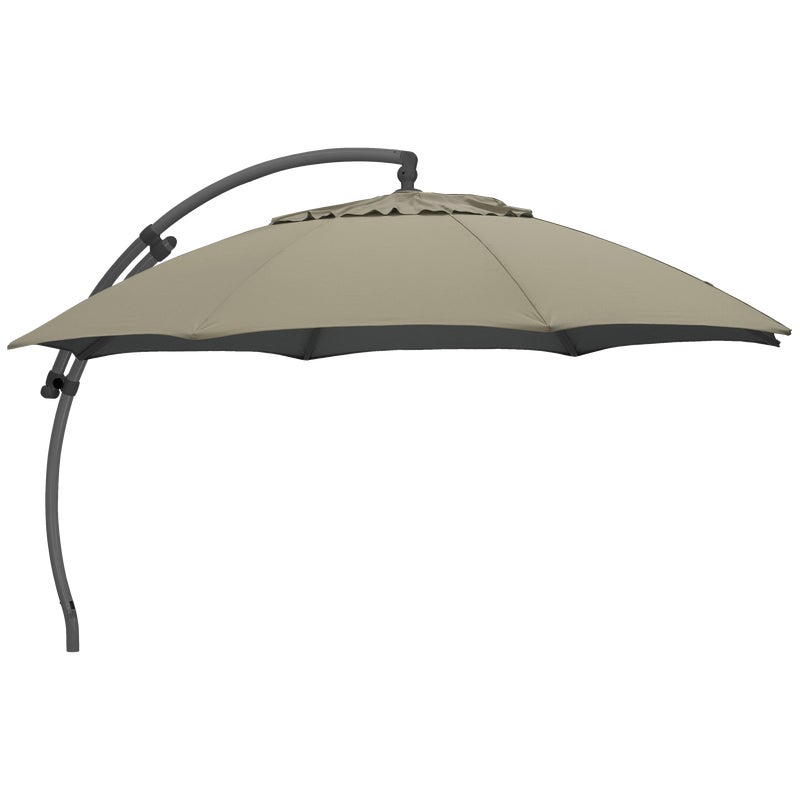 Parasol ogrodowy z oświetleniem Easy Sun 375x305 cm ciemnobeżowy Sun Garden