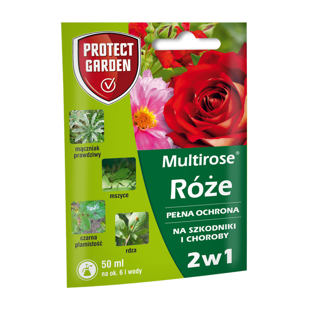Środek owado- i grzybobójczy Multirose 2w1 50ml Protect Garden
