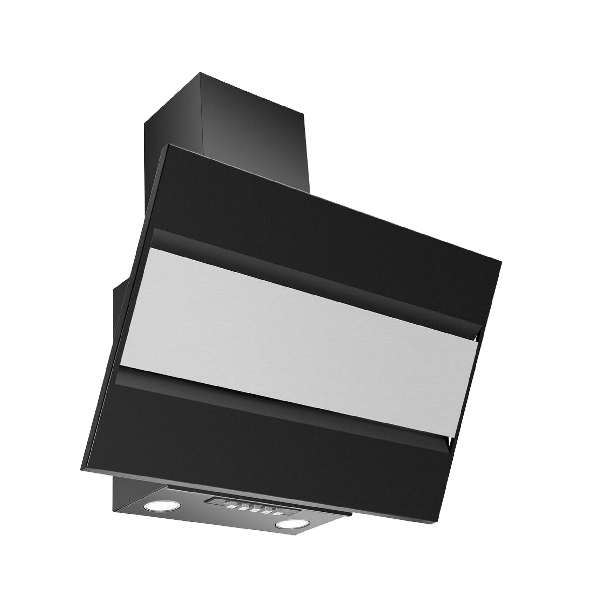 Okap kominowy MWM 60 BL GL 60 cm Ciarko