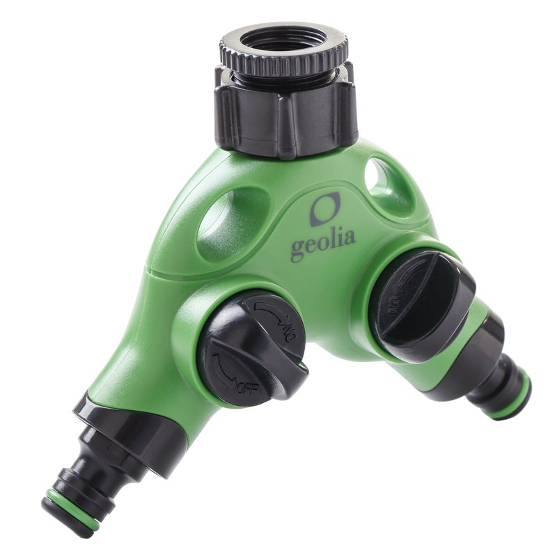 Przyłącze kranowe podwójne GW1/2" plastikowe Geolia