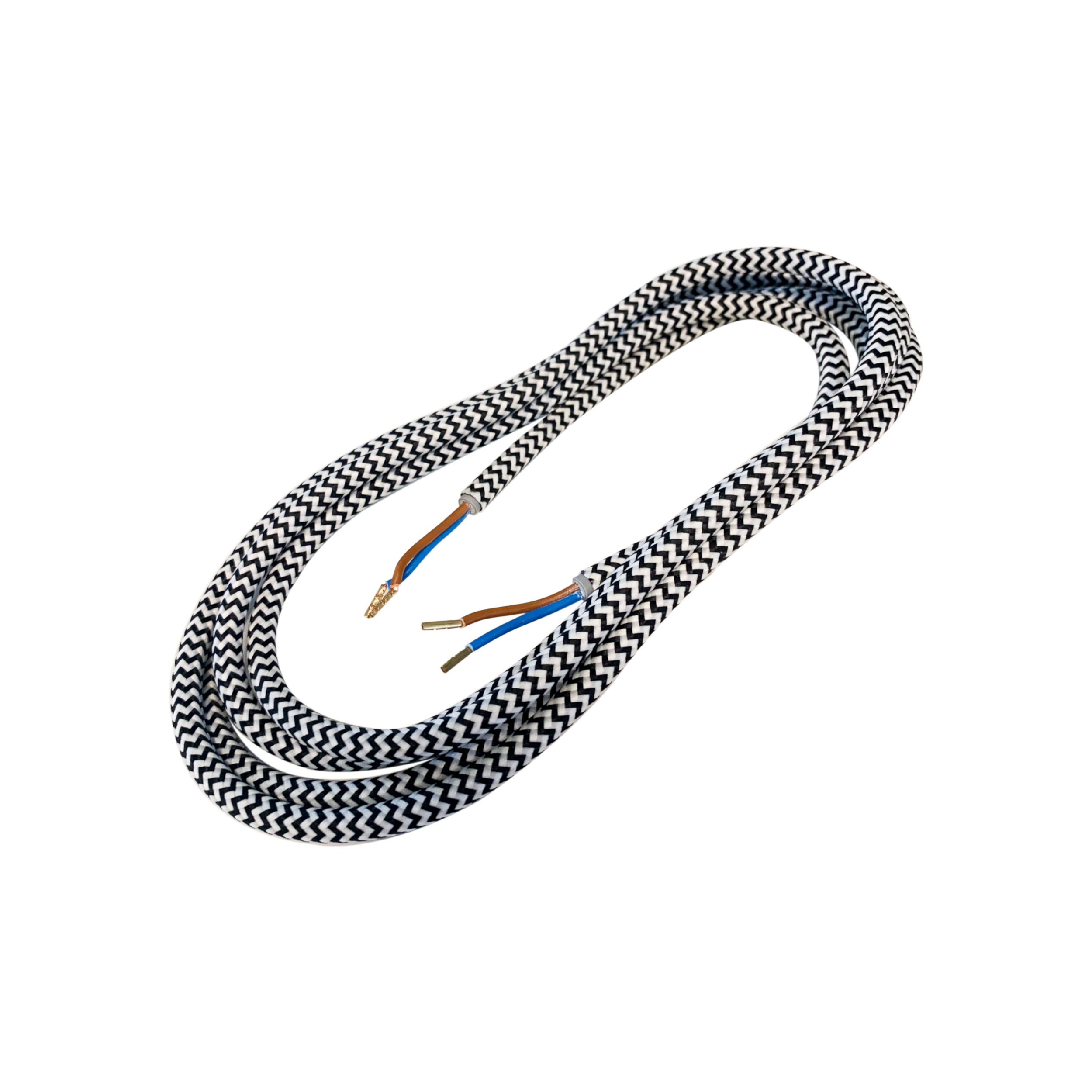 Przewód ELEKTRYCZNY DIC0430 W OPLOCIE CZARNO-BIAŁY 3 m DPM SOLID