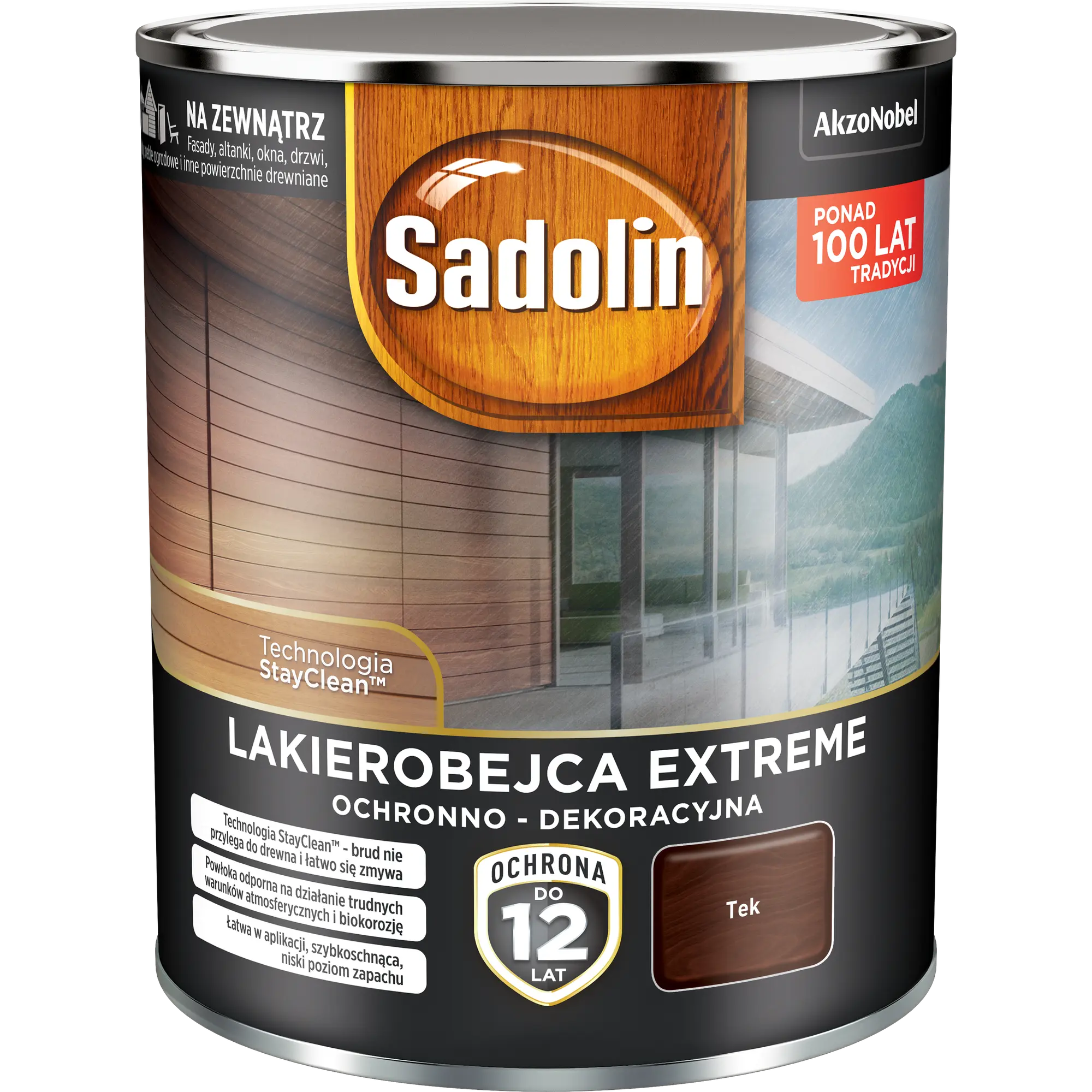 Lakierobejca do drewna EXTREME 0.7 l Tek SADOLIN - Leroy Merlin