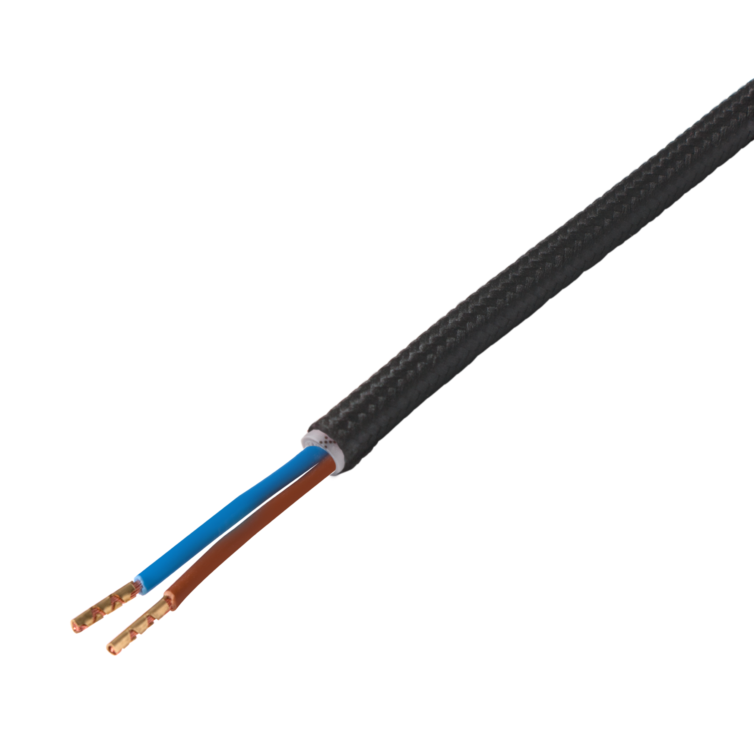 Przewód ZASILAJĄCY DIC0118 W OPLOCIE CZARNY 1.8 m DPM SOLID - 2