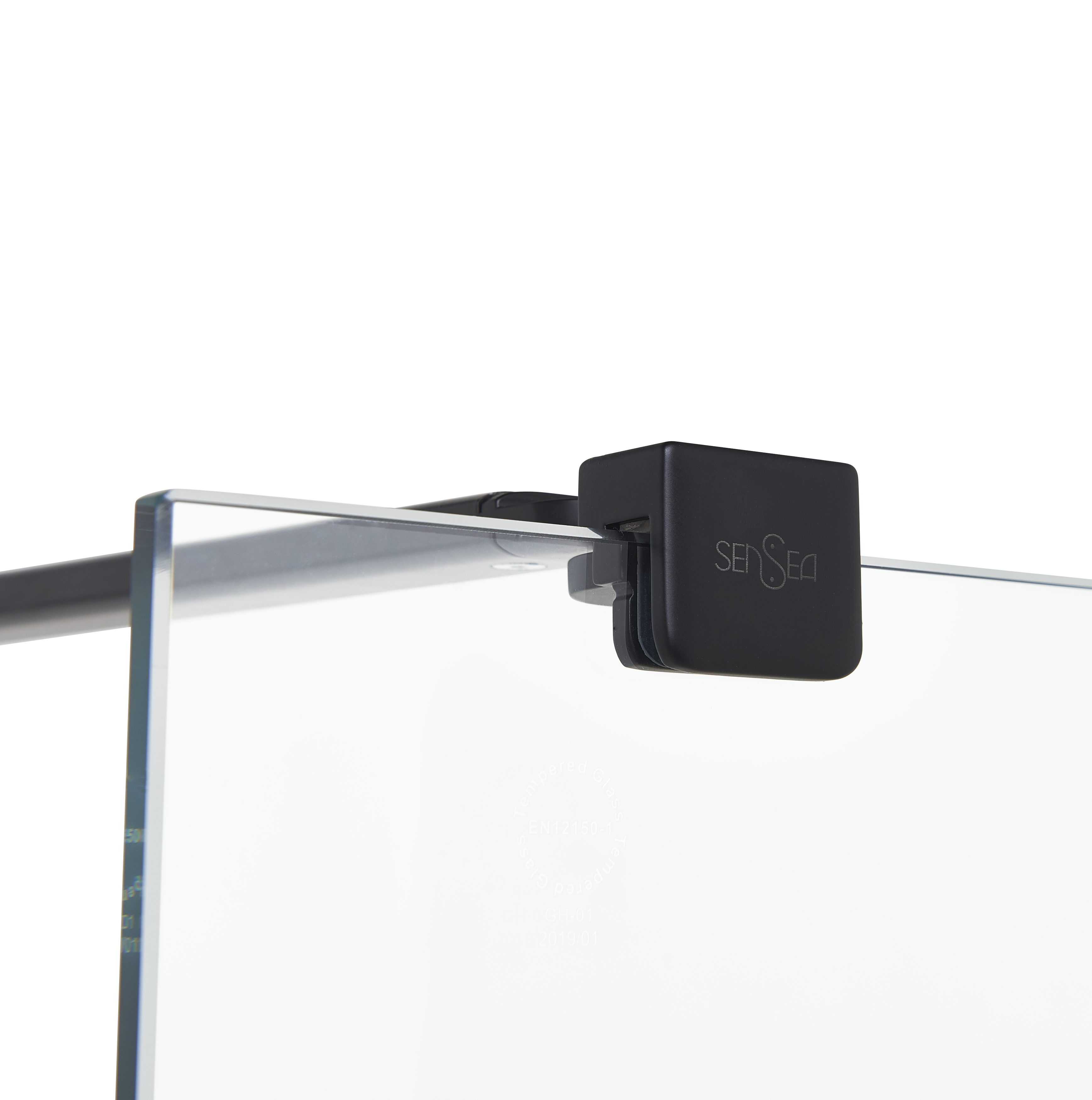 Kabina Walk-in Remix 100x200 transparentna profil czarny Sensea - 27