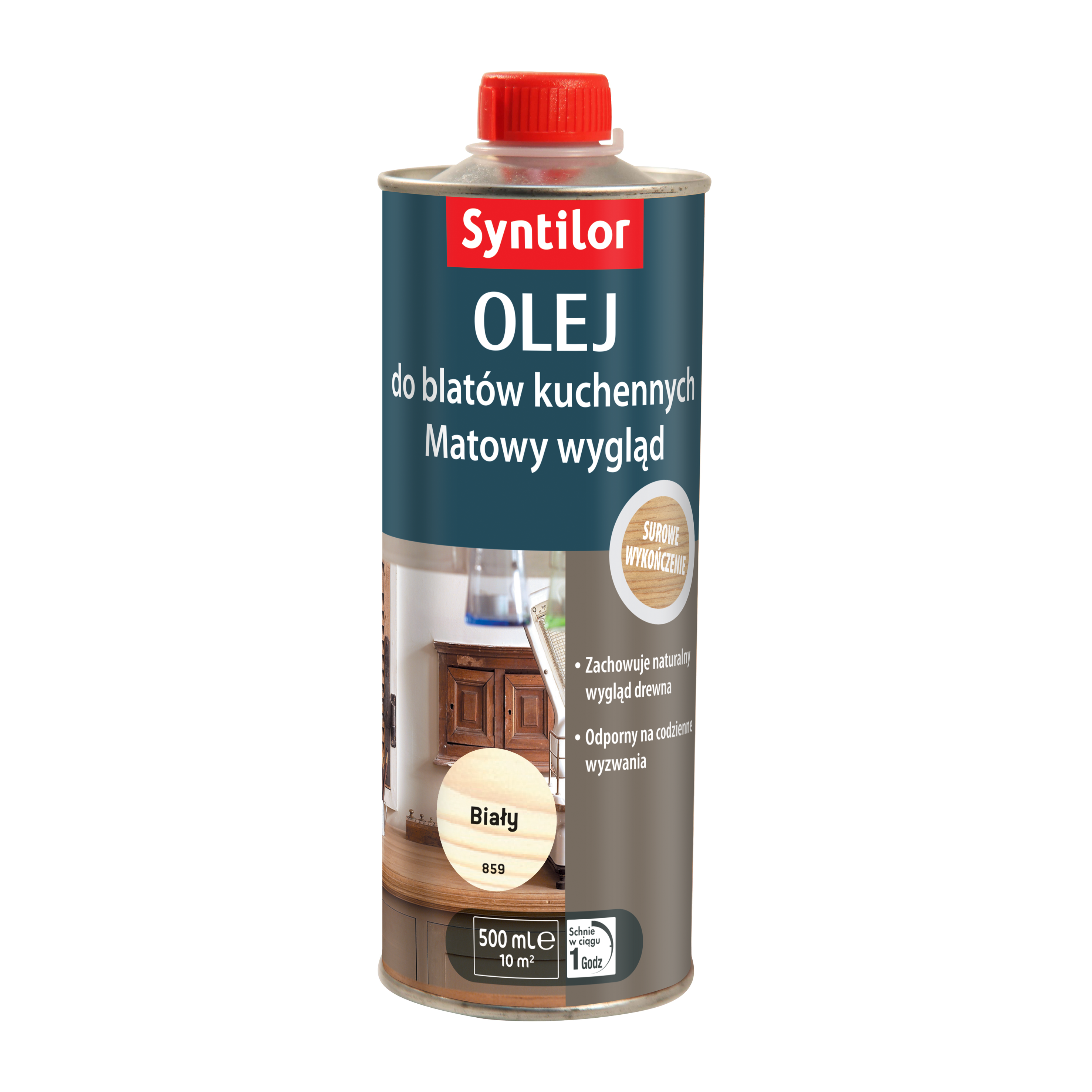 Olej do blatów kuchennych 0.5 l Biały SYNTILOR