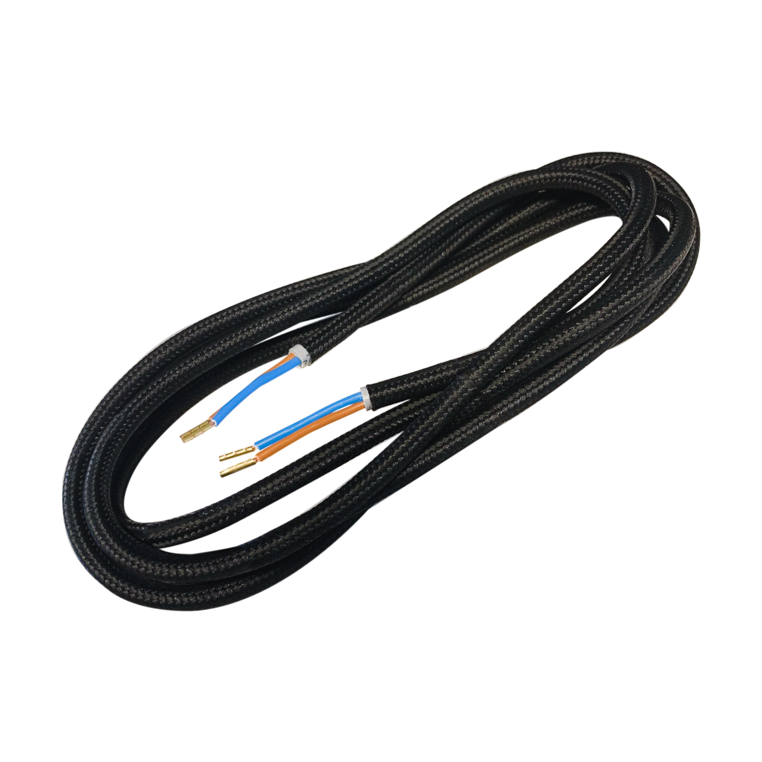 Przewód ZASILAJĄCY DIC0118 W OPLOCIE CZARNY 1.8 m DPM SOLID