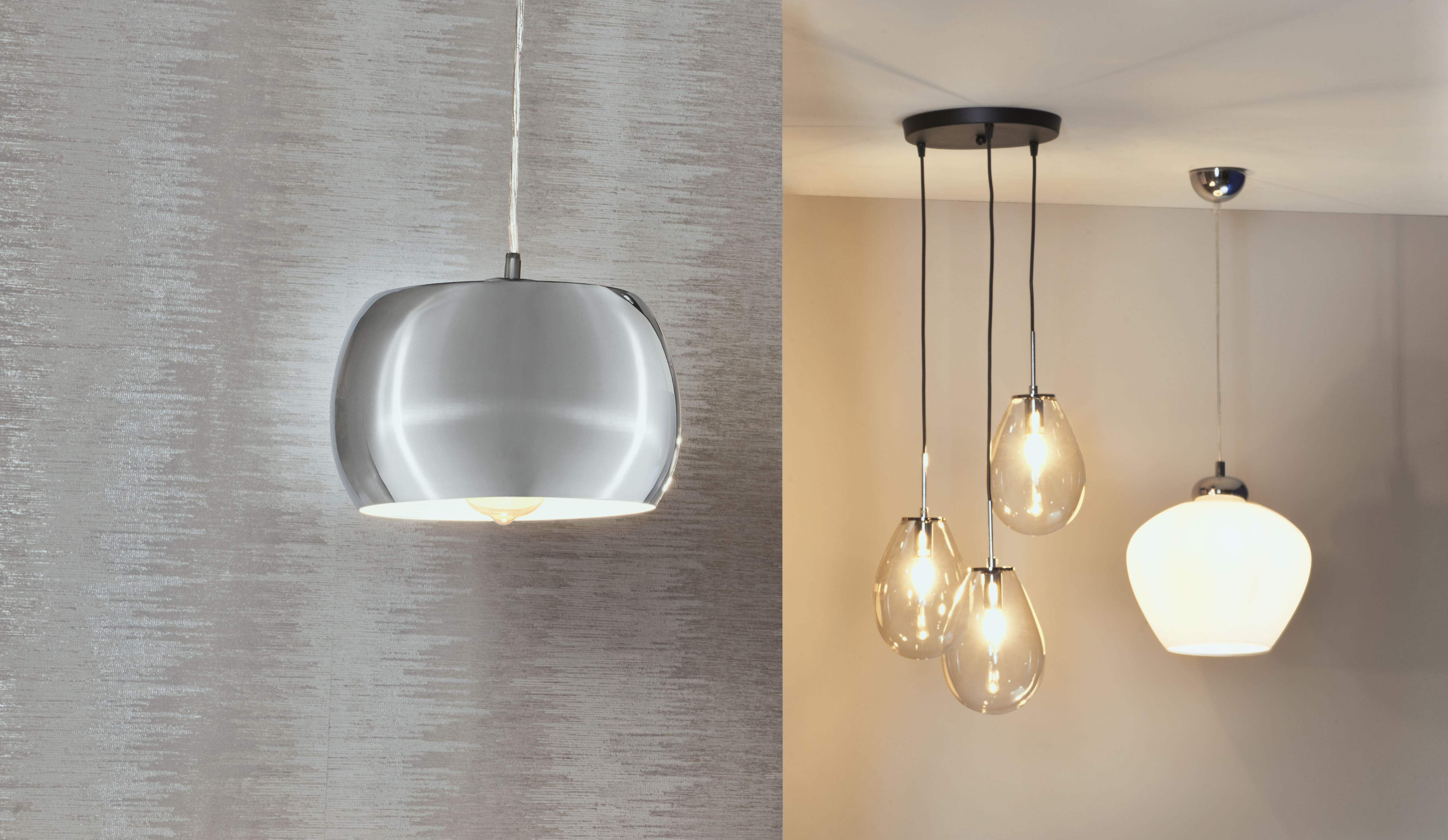 Lampa wisząca Fondi transparentna E14 Light Prestige - 4