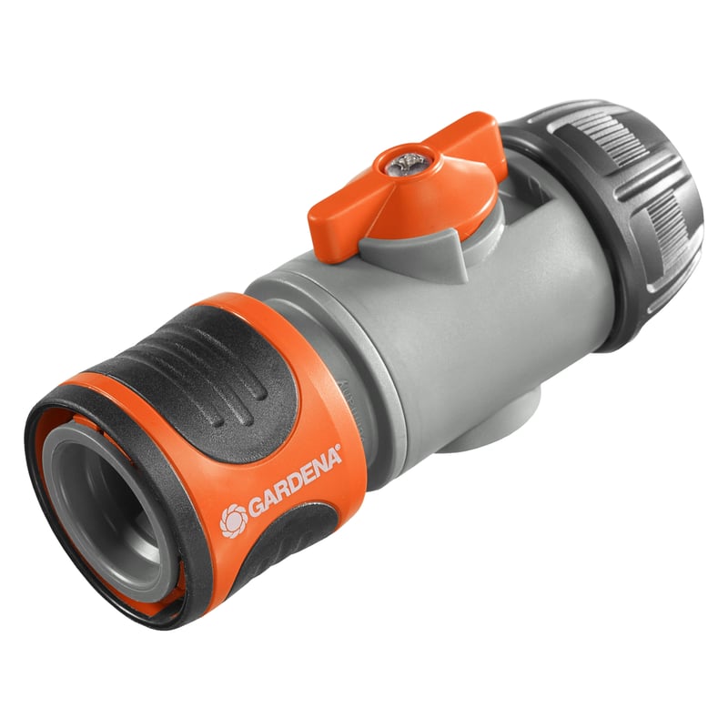 Szybkozłącze 12.5 mm(1/2") / 15 mm(5/8") z zaworem Gardena