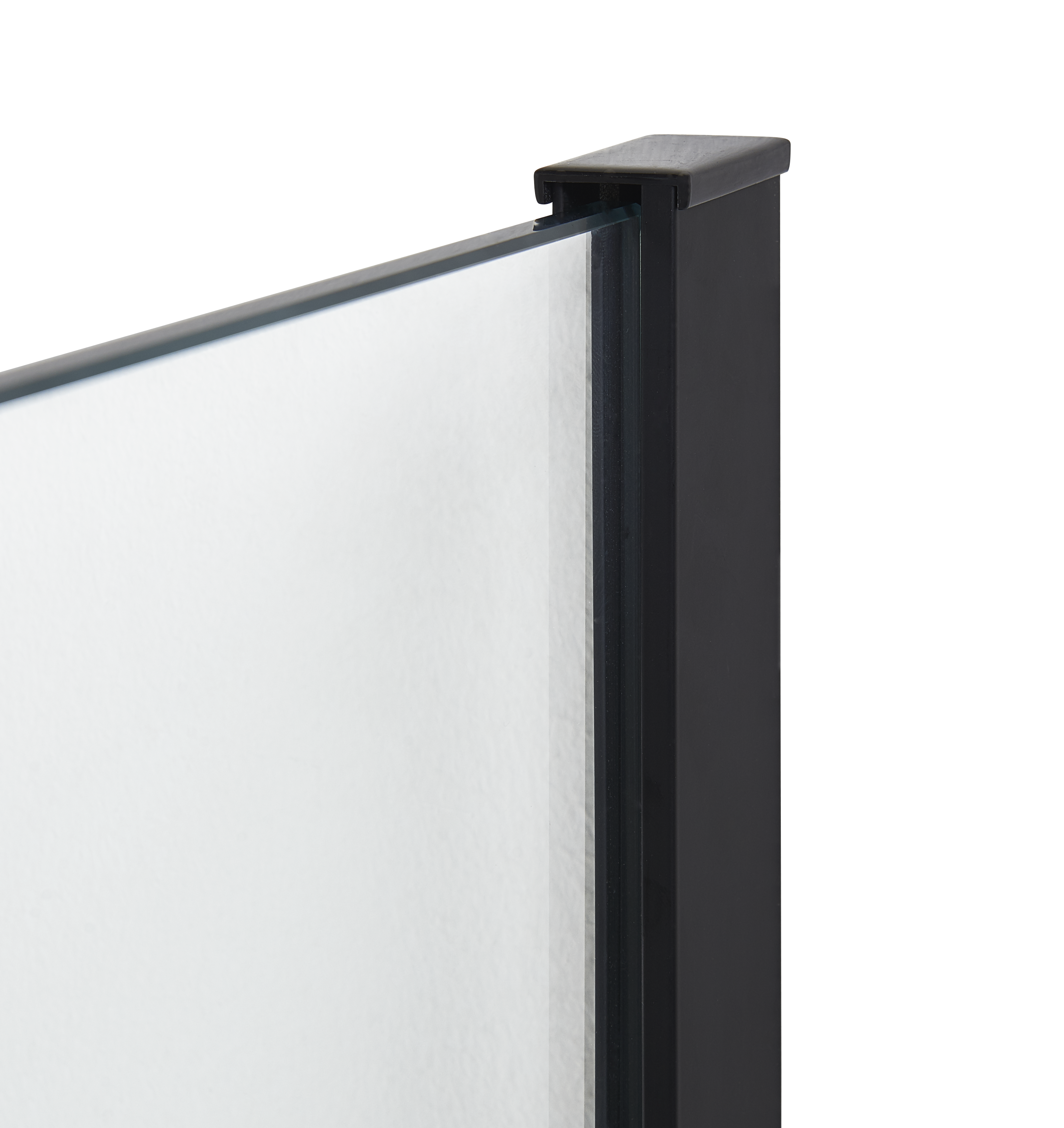 Kabina Walk-in Remix 100x200 transparentna profil czarny Sensea - 25