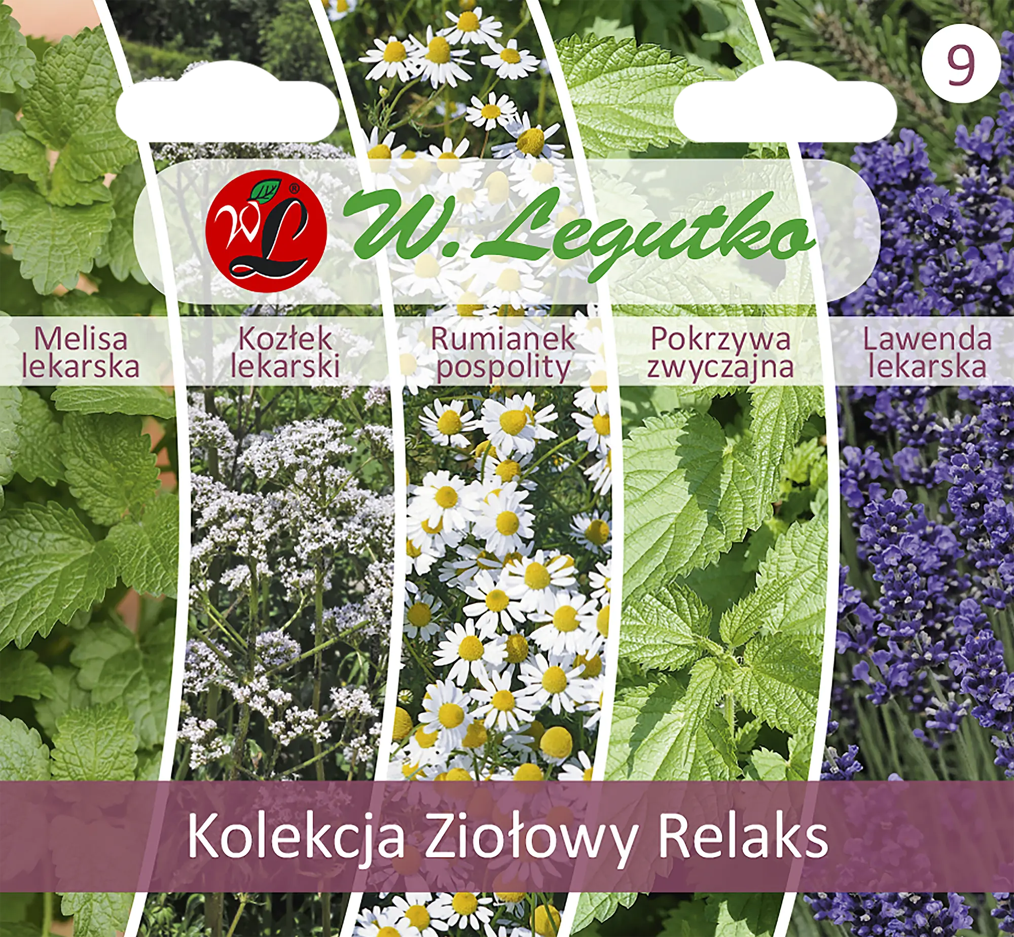 Kolekcja Ziołowy relaks nasiona tradycyjne W.Legutko