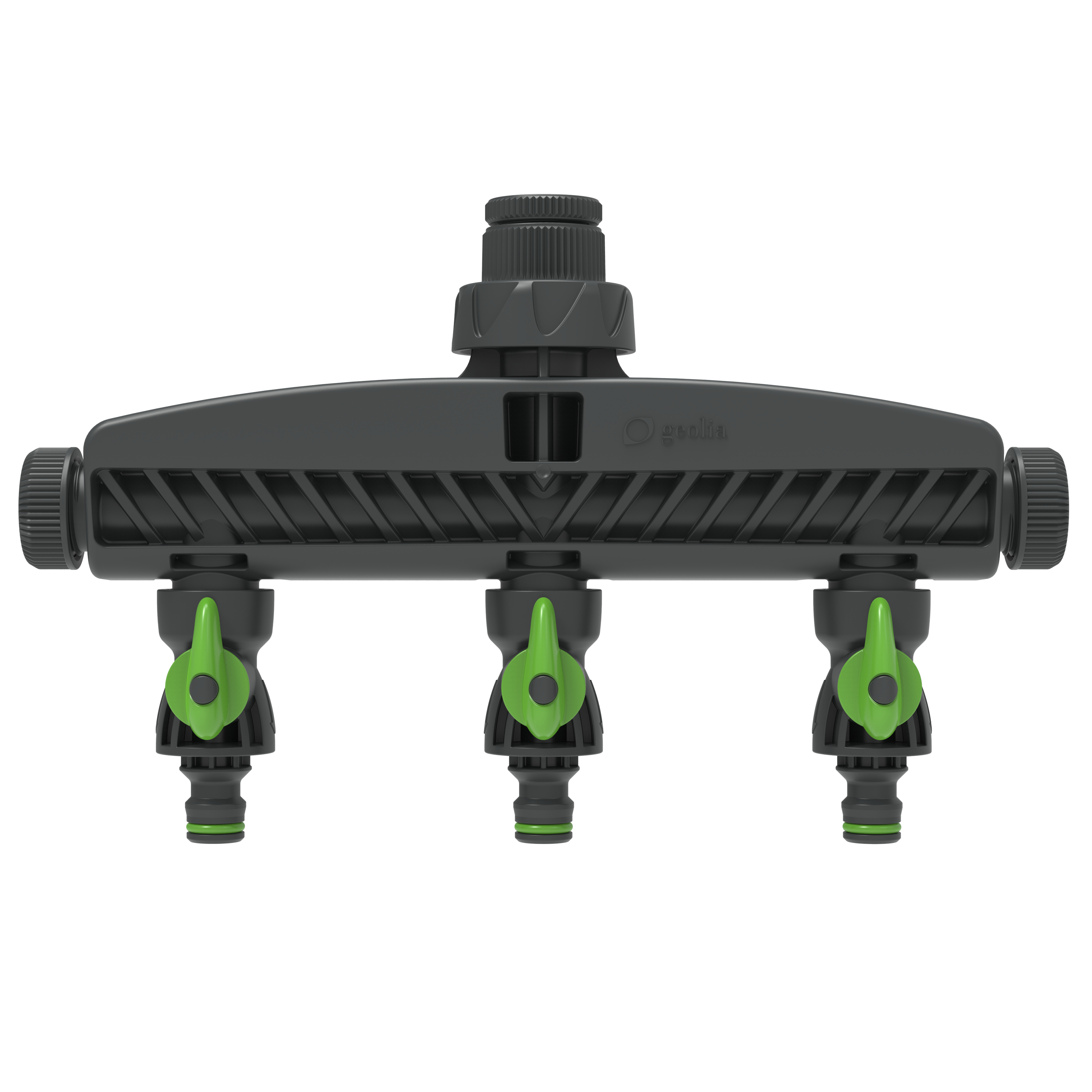 Distribuidor 4 vías GEOLIA con cierres independientes hembra 1/2