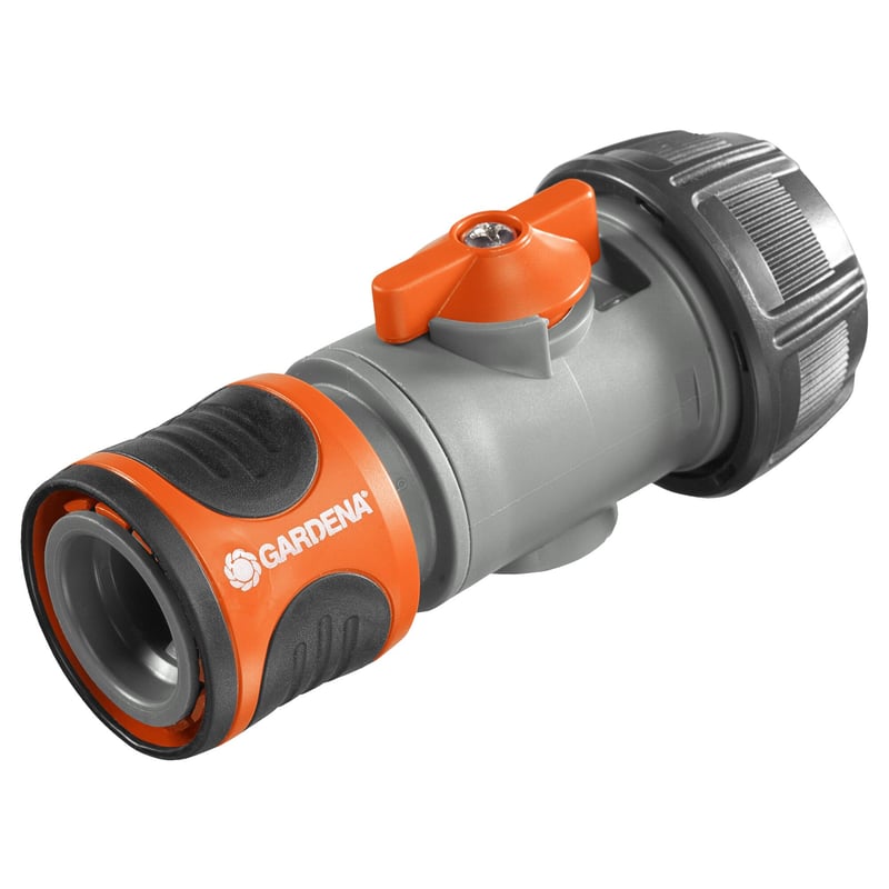 Szybkozłącze 19 mm(3/4") plastikowe z zaworem Gardena