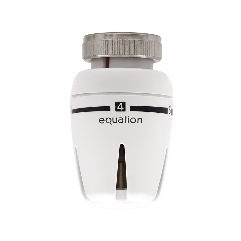 Głowica termostatyczna M30x1.5mm biała EQUATION