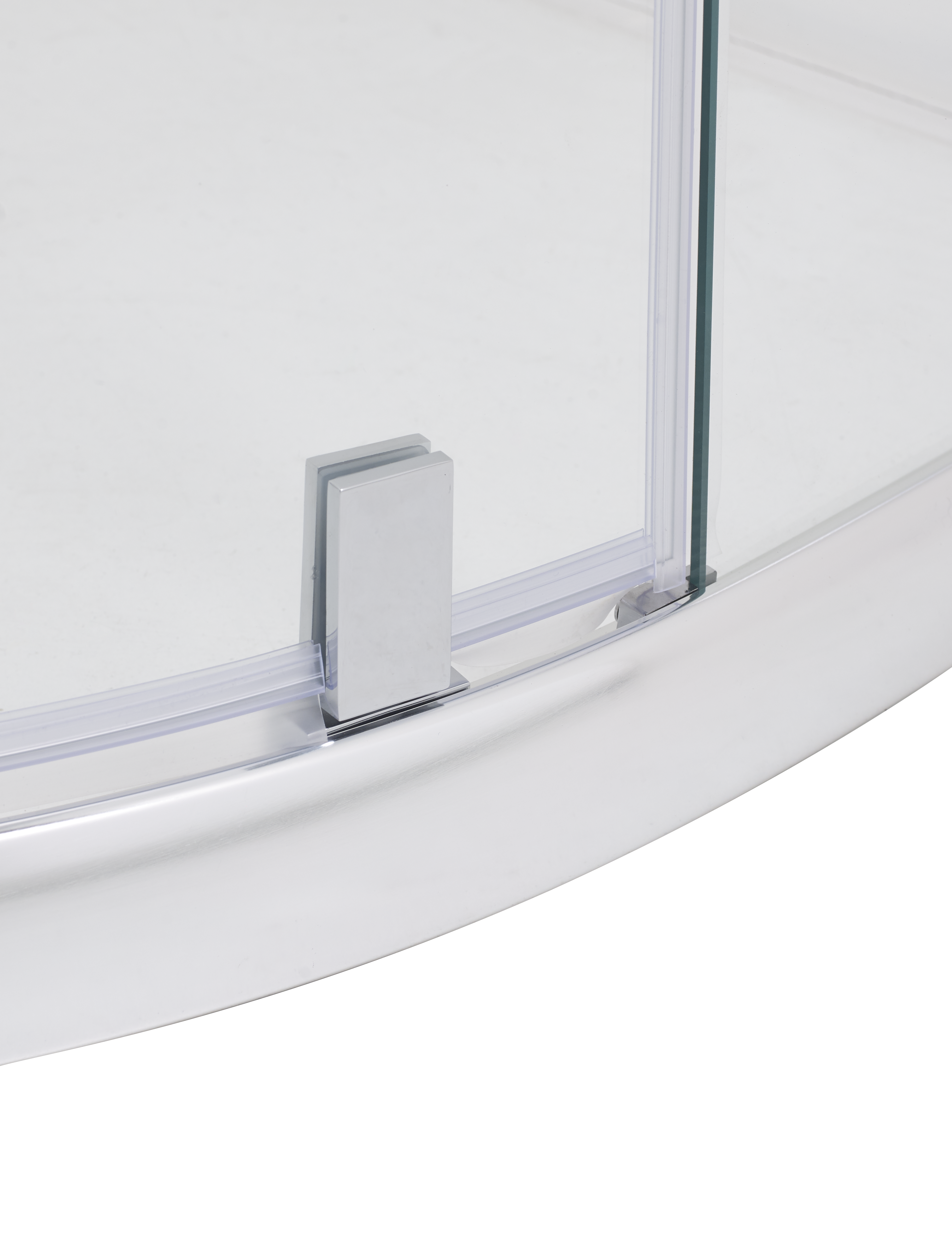 Kabina prysznicowa uchylna 1/4 koła 90x90x190 cm profile chrom Stylio Sea-Horse - 4