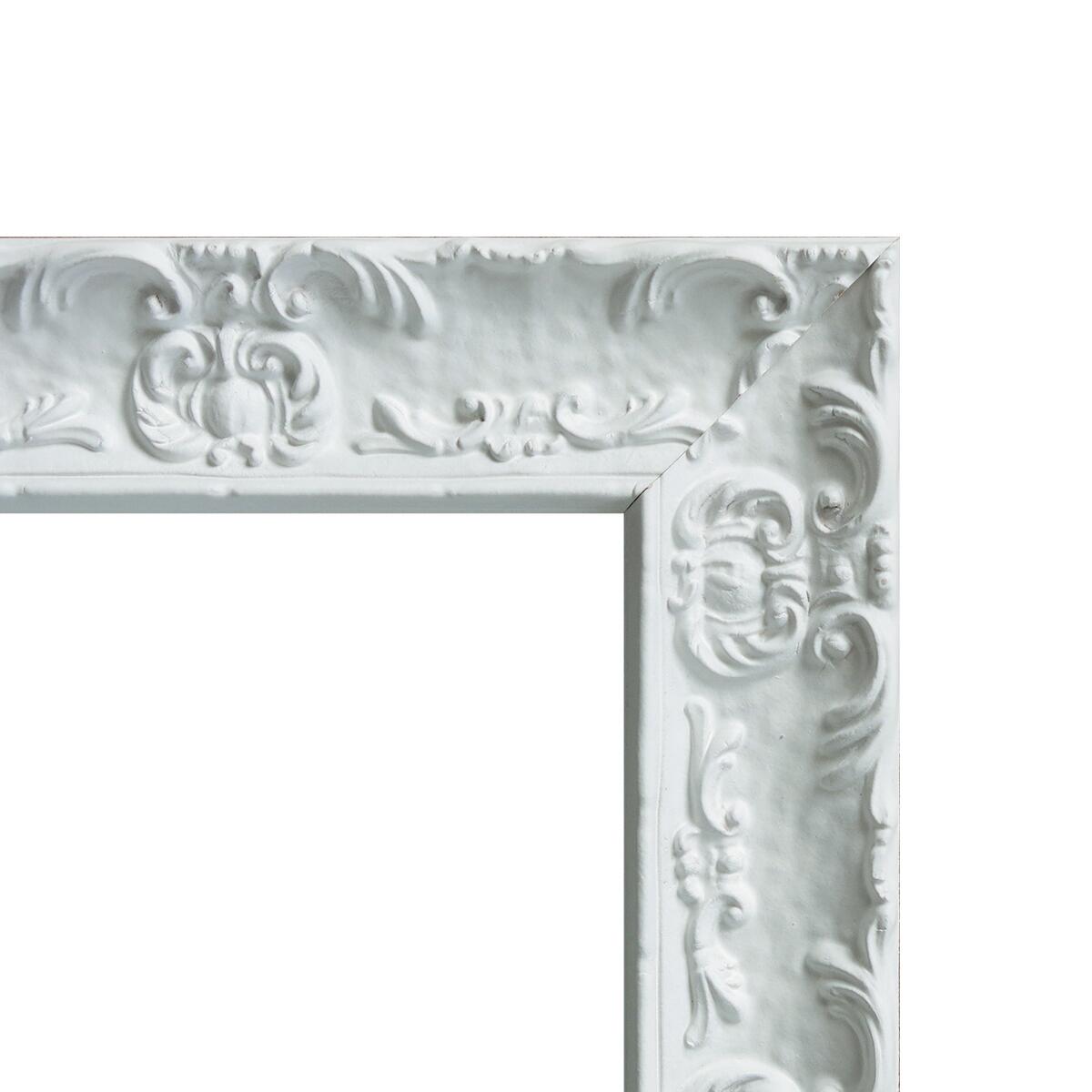 Henzo Viola Cornice In Legno Bianco 30x30 Cm - Con Espositore Da Tavolo