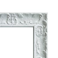 Henzo Viola Cornice In Legno Bianco 30x30 Cm - Con Espositore Da Tavolo
