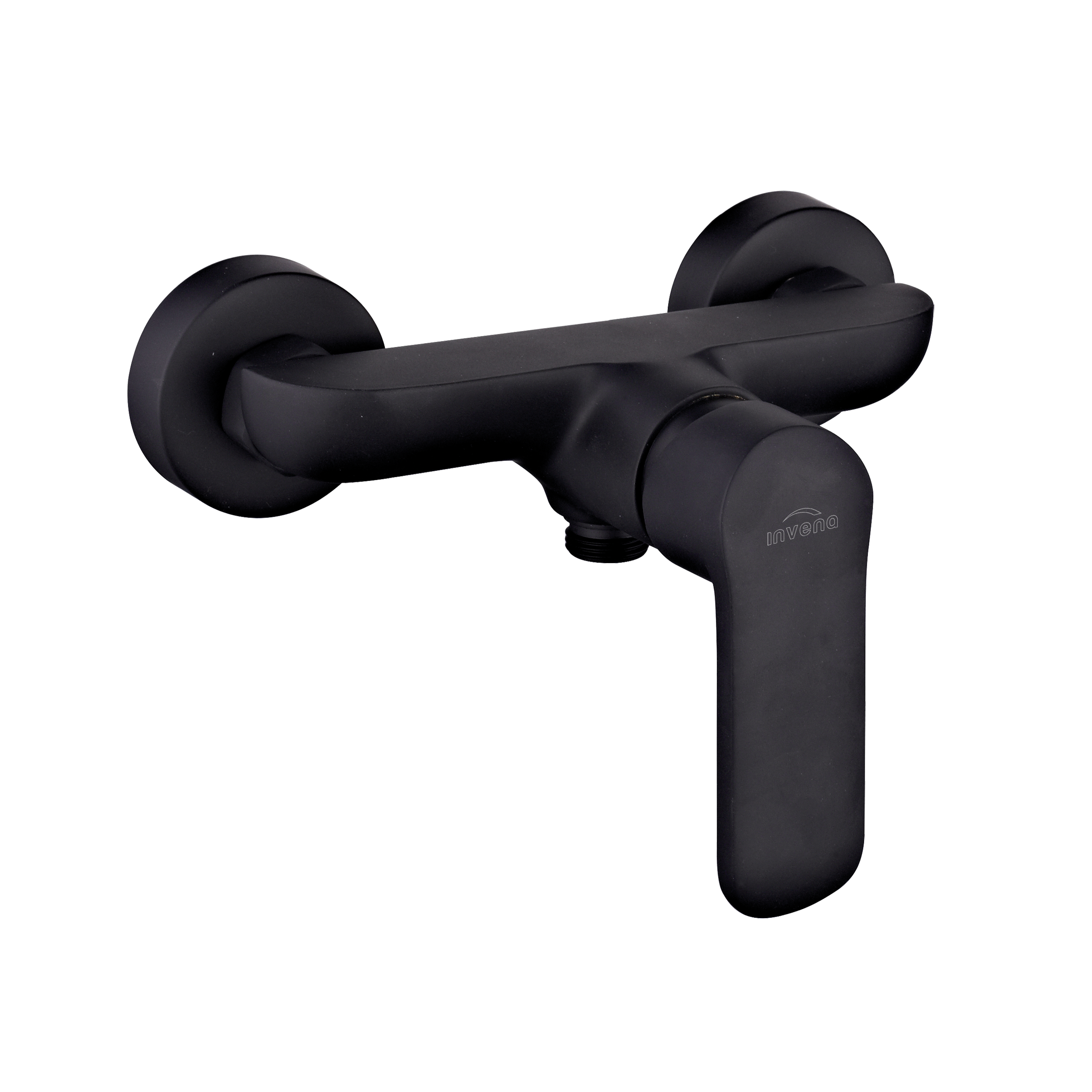 Bateria prysznicowa czarna Siros Invena