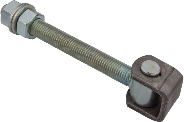 Zawias regulowany 16mm z trzpieniem 140mm ocynkowany spawany