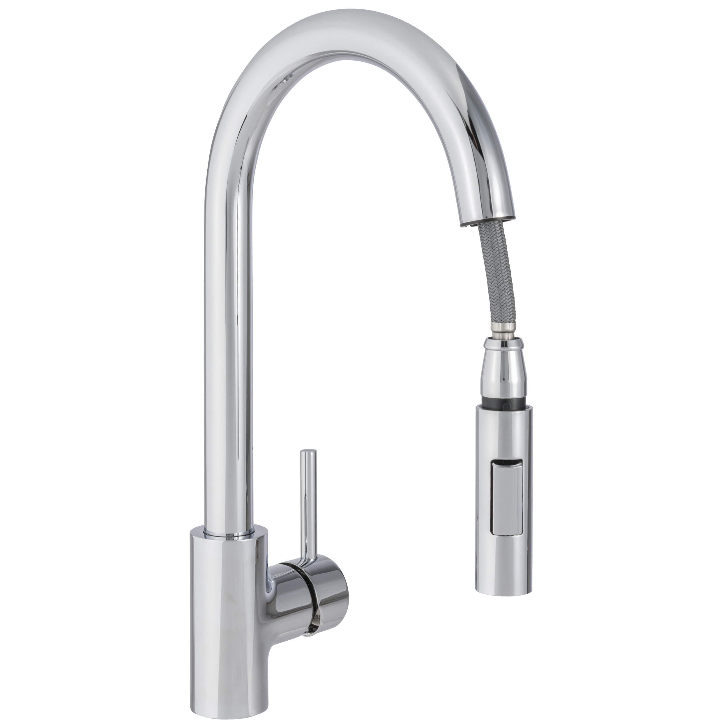 Grifo de cocina monomando caño alto extraíble DELINIA Lily