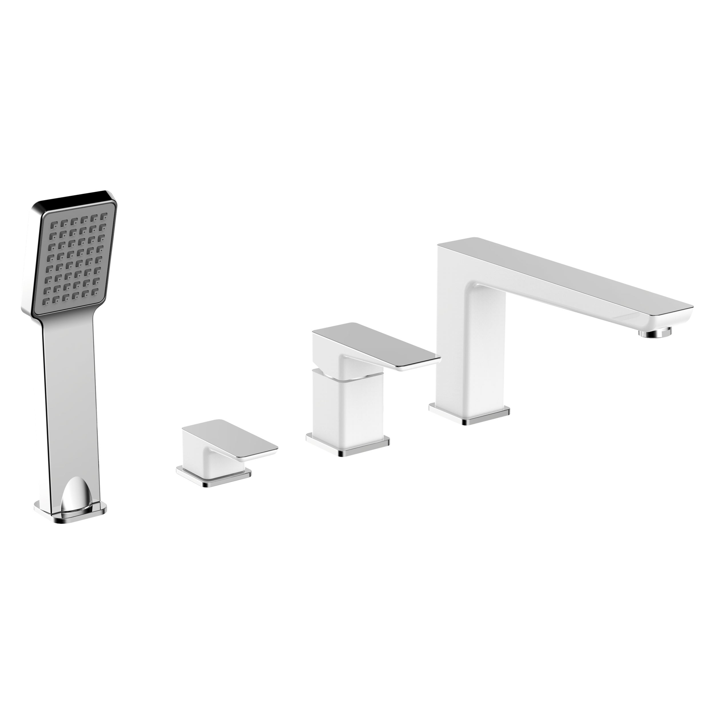 Bateria wannowa biała Saxon 4-otw. Omnires