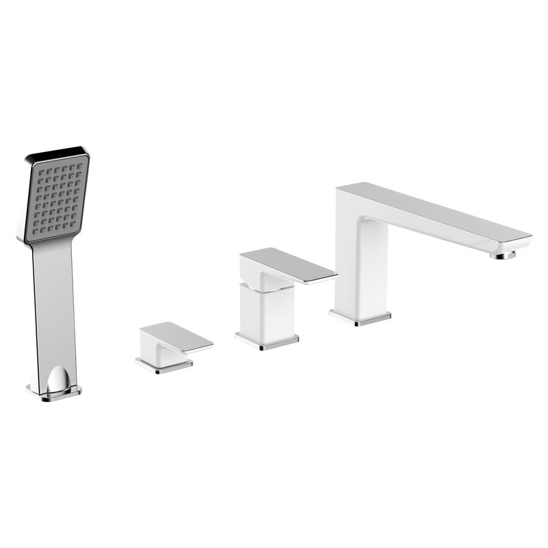 Bateria wannowa biała Saxon 4-otw. Omnires