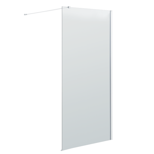 Kabina Walk-in Remix 100x200 transparentna profil chromowany Sensea