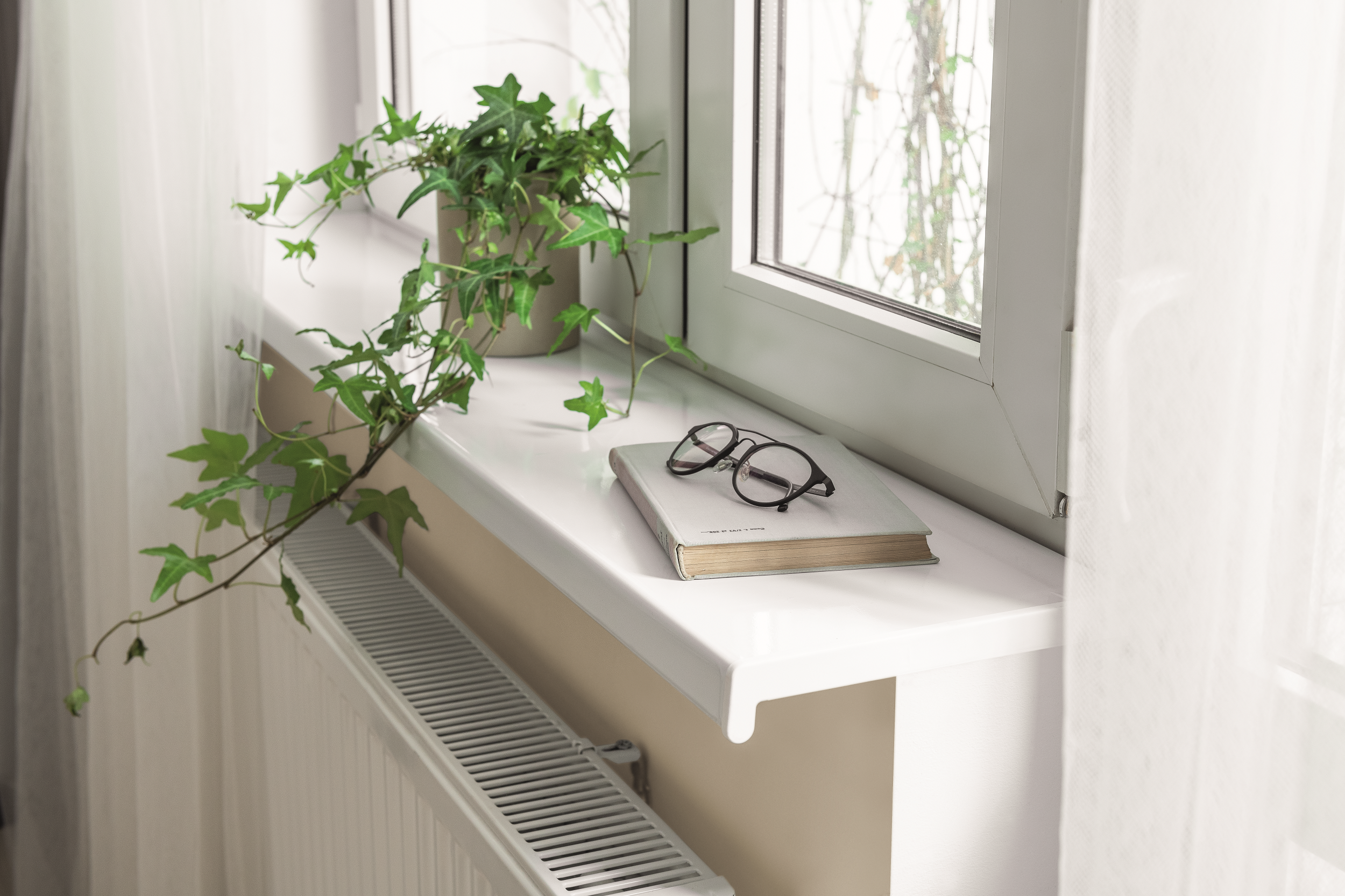 Parapet wewnętrzny Pcv Vilo Biały 150x30x2 cm Vox - 2
